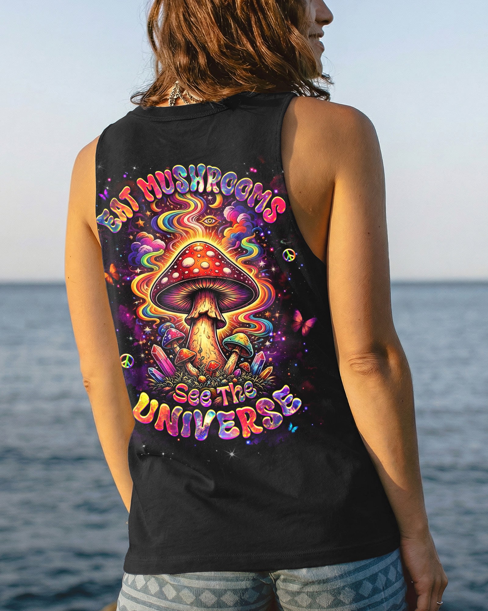 EAT MUSHROOMS SEE THE UNIVERSE ALL OVER PRINT - YHHG0602262