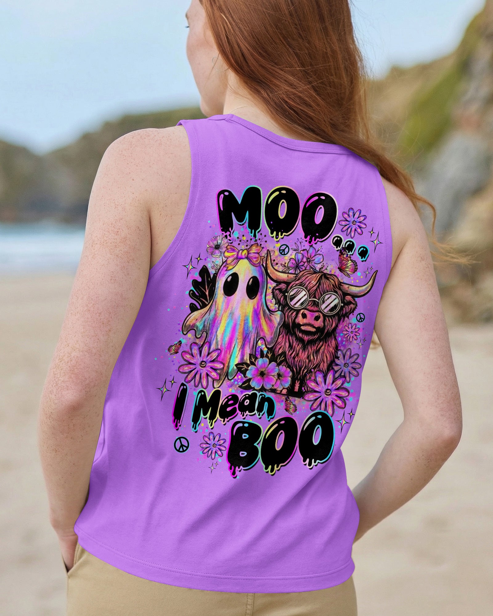 MOO I MEAN BOO HALLOWEEN ALL OVER PRINT - TLTW2007263