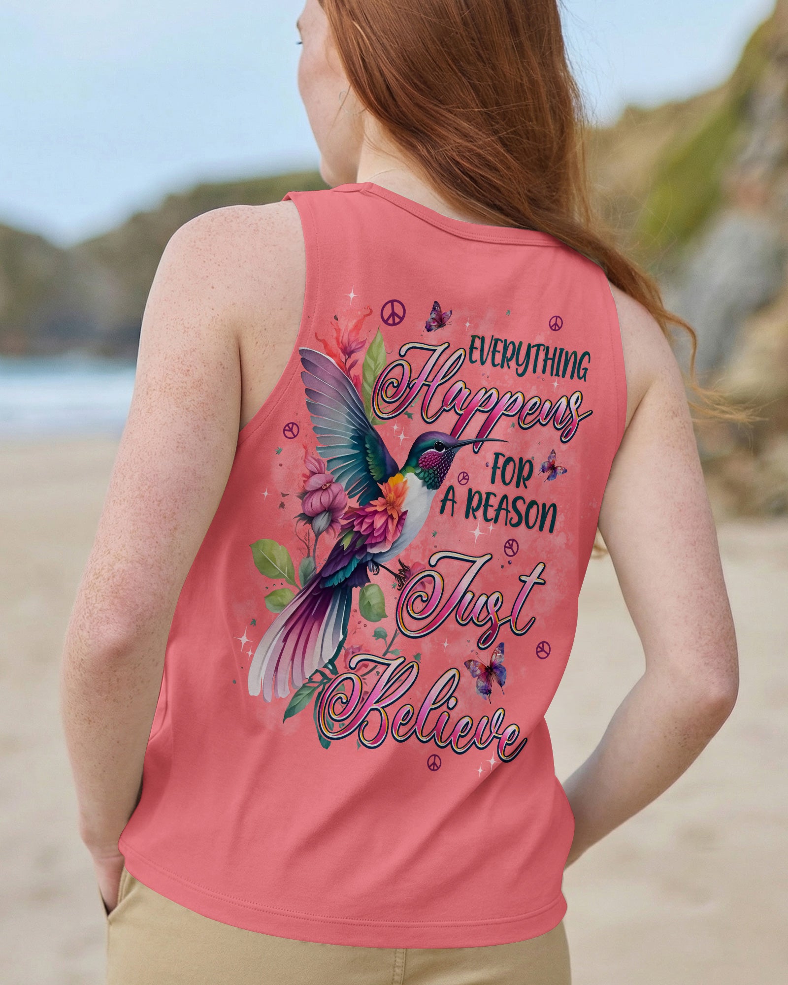 JUST BELIEVE HUMMINGBIRD ALL OVER PRINT - TYPQ0902261