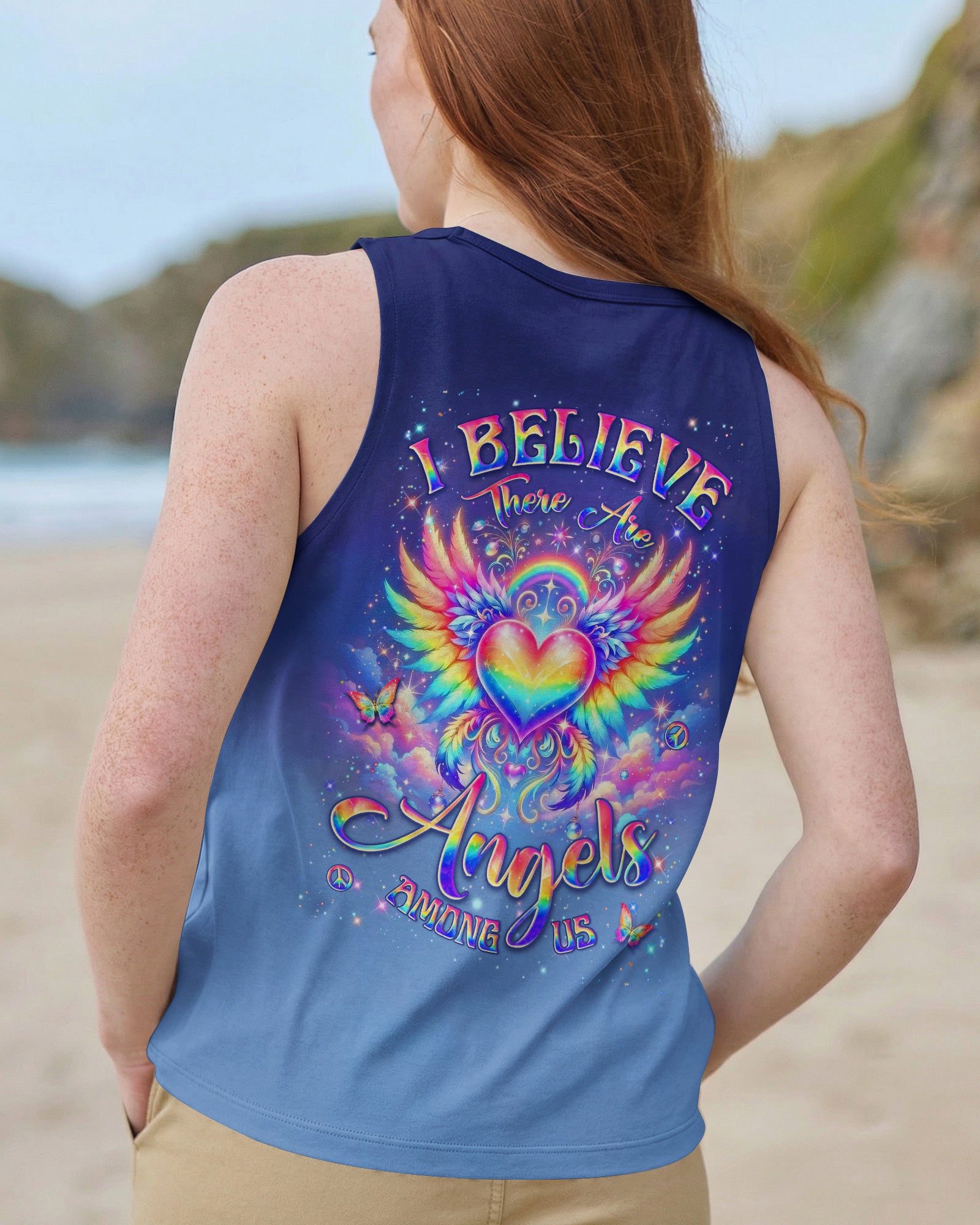 I BELIEVE THERE ARE ANGELS AMONG US ALL OVER PRINT - TYLN0503262