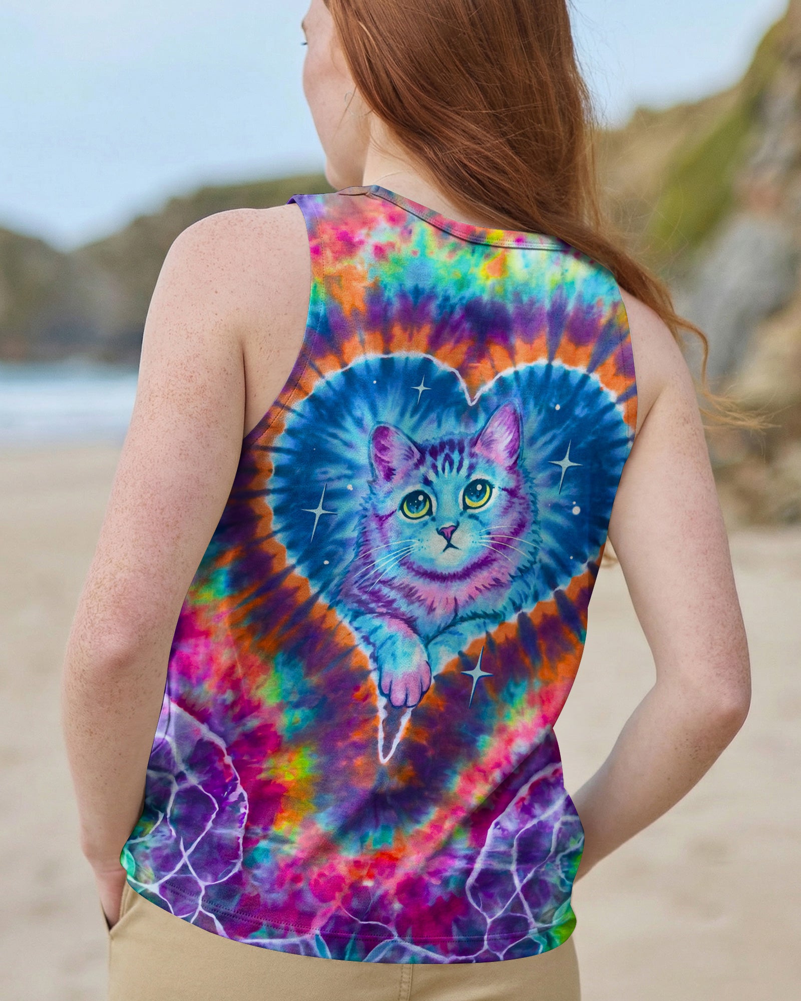 NEON DREAM CAT HEART ALL OVER PRINT – KM0405261
