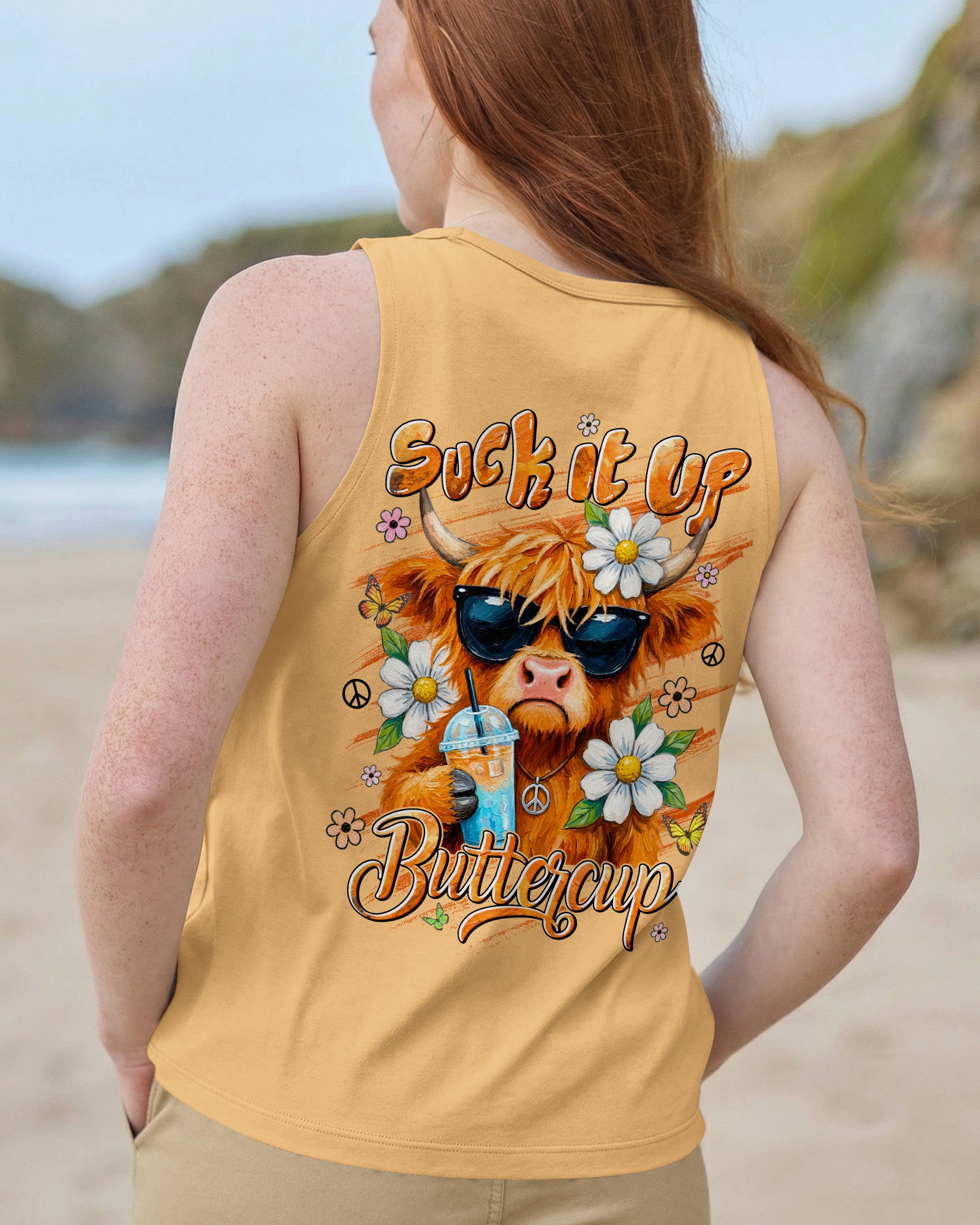 SUCK IT UP BUTTERCUP COW ALL OVER PRINT - TYLN1106261