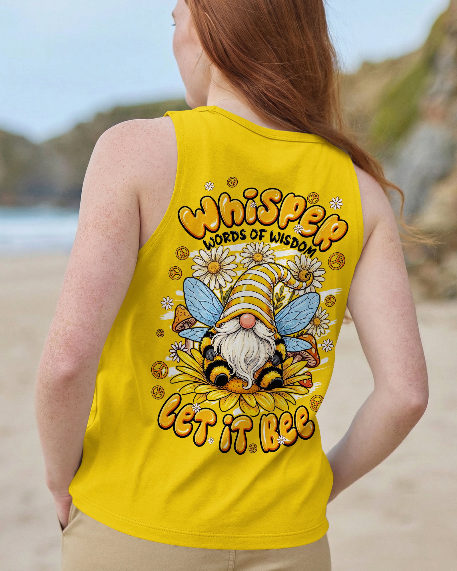 WHISPER WORDS OF WISDOM LET IT BEE GNOME ALL OVER PRINT - TYPQ1407261