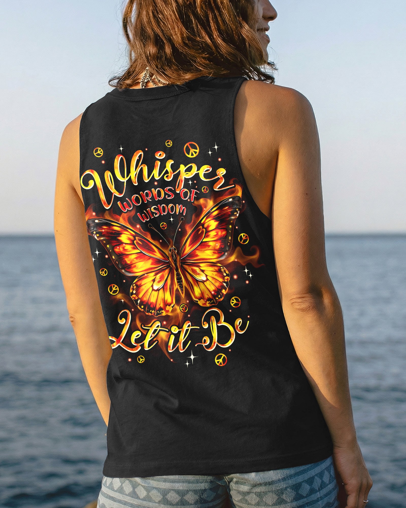 WHISPER WORDS OF WISDOM LET IT BE BUTTERFLY ALL OVER PRINT - TYPQ3006262