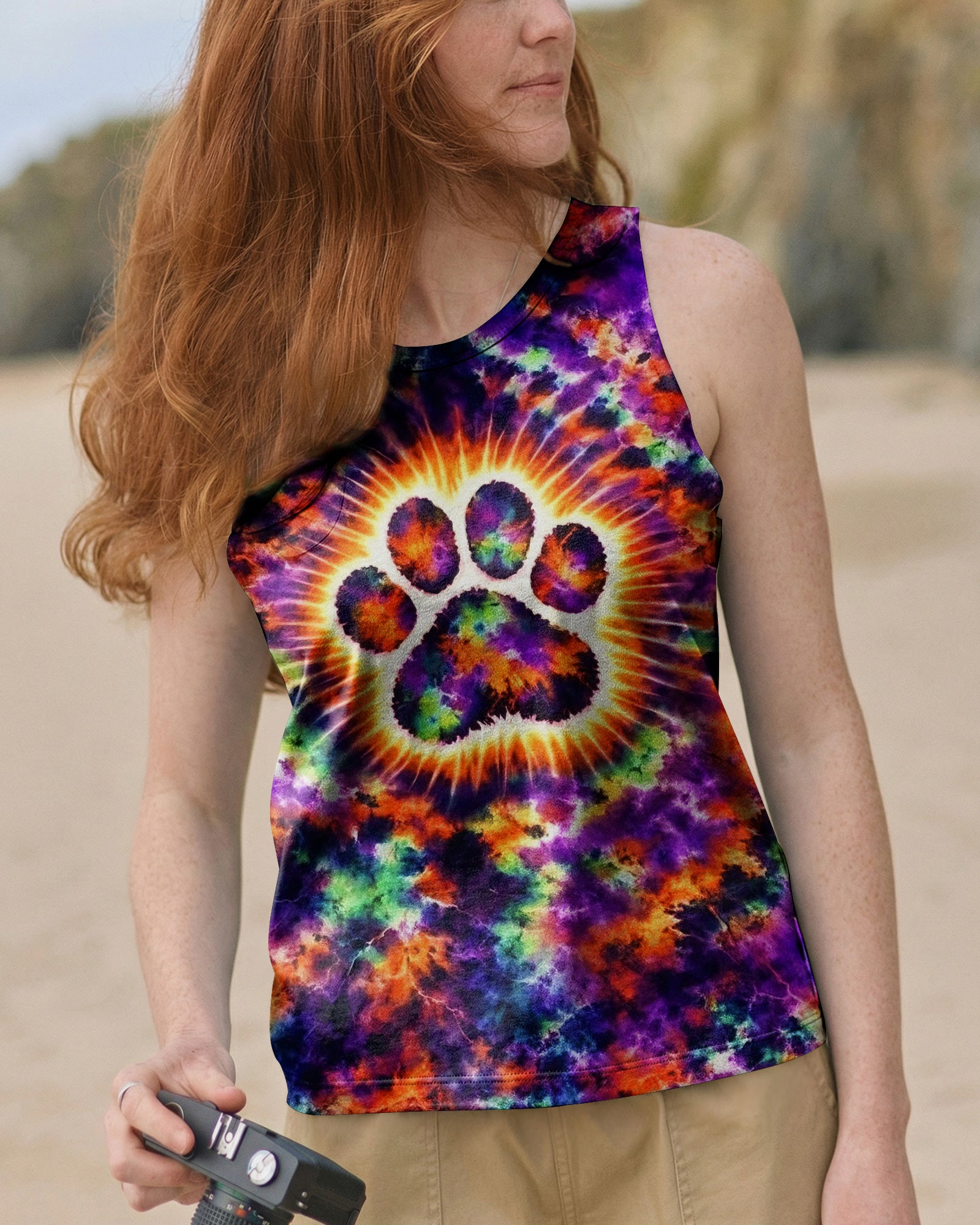 PRISMATIC REBEL PAW ALL OVER PRINT - YHHG2302262