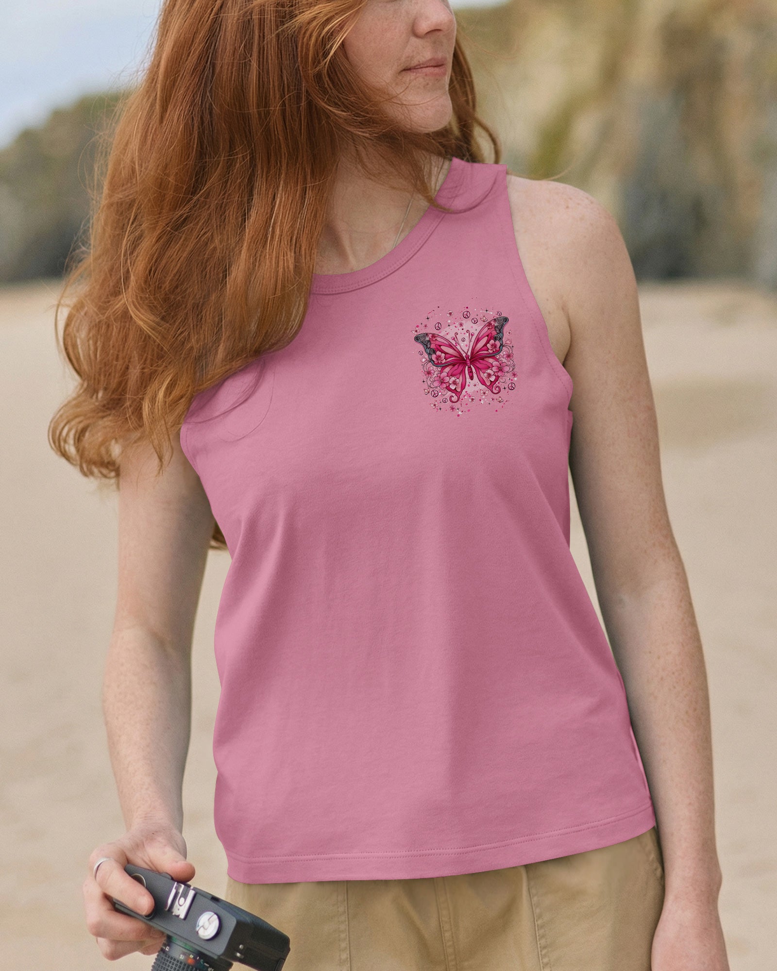 HAPPY MIND HAPPY LIFE BUTTERFLY ALL OVER PRINT - TYQY2602261
