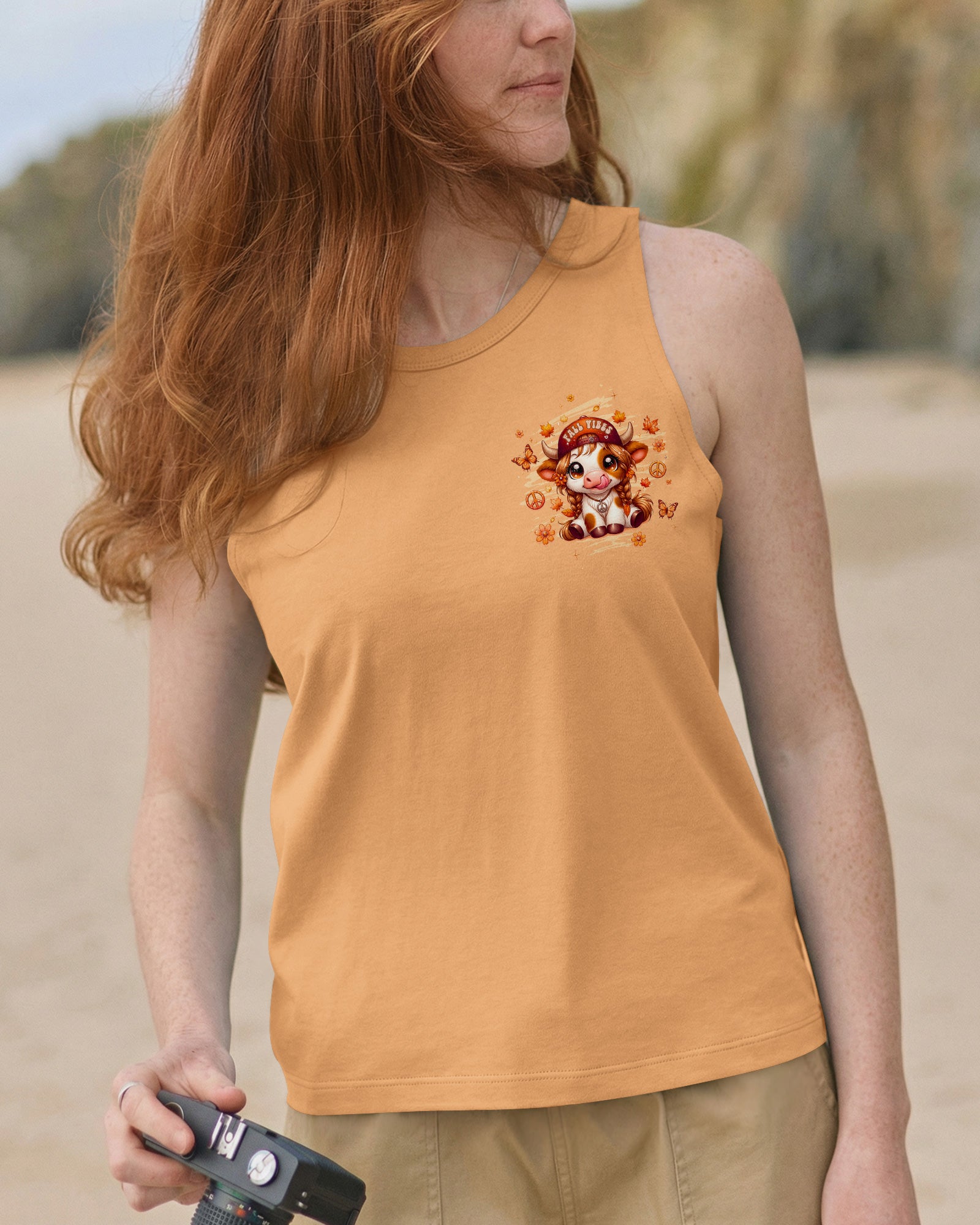 LEAVES FALL I DON'T HIGHLAND COW AUTUMN ALL OVER PRINT - TLTW2707264