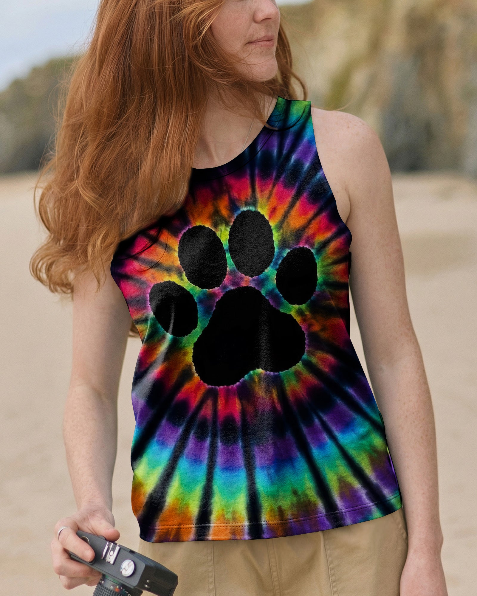 COLORFUL PAW ALL OVER PRINT - TYPQ2502262