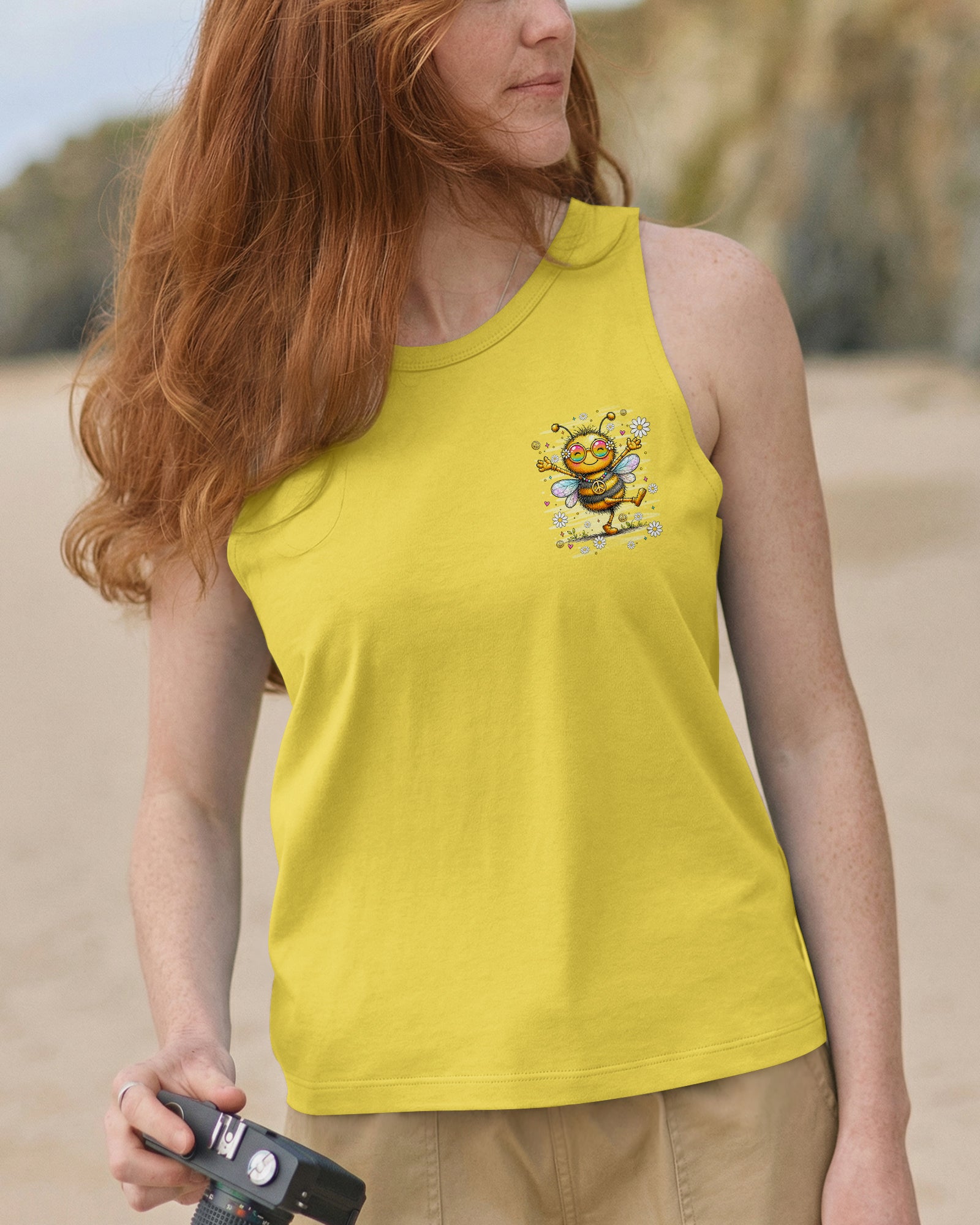 BE YOU THE WORLD WILL ADJUST BEE ALL OVER PRINT - TLHN2407261