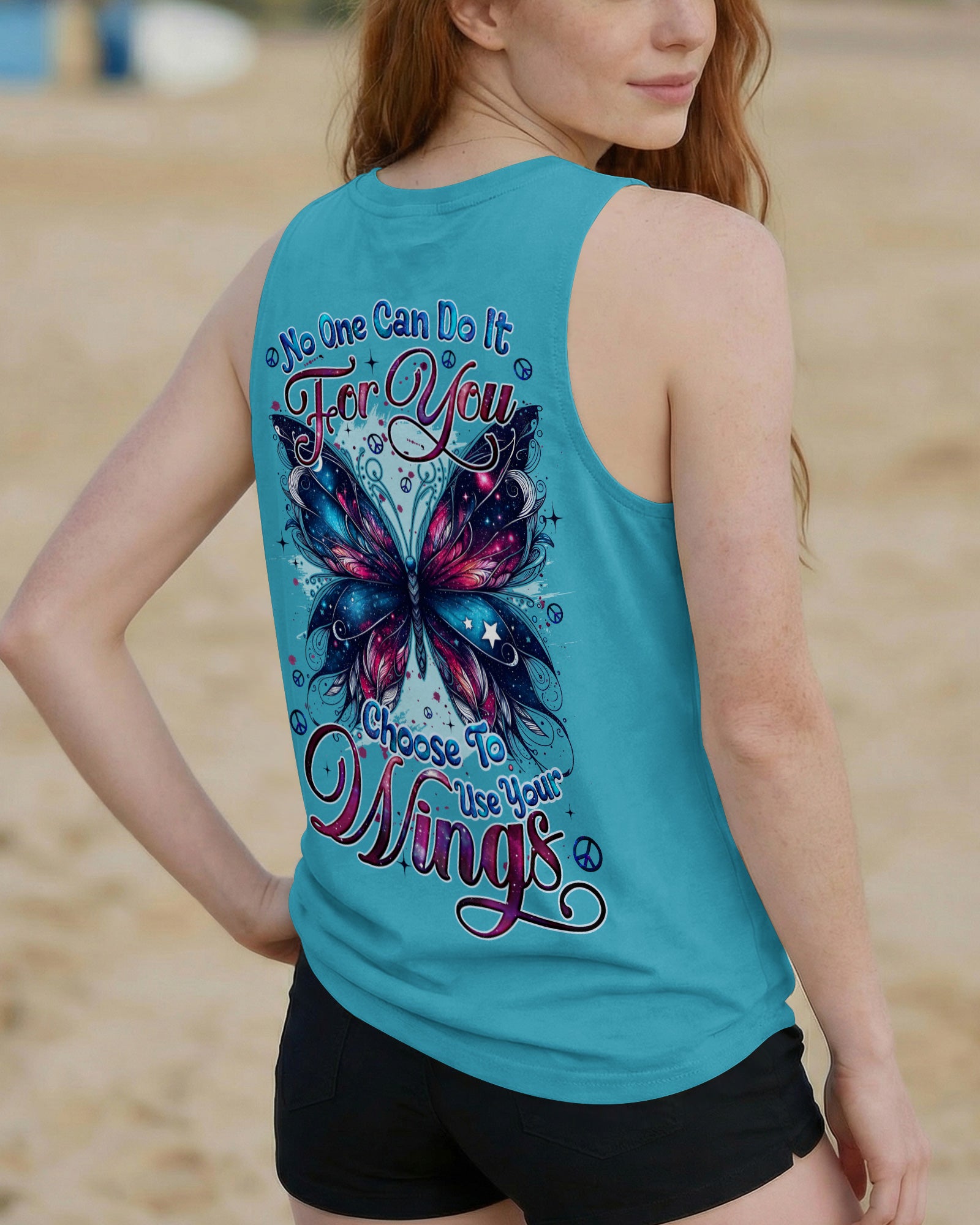 CHOOSE TO USE YOUR WINGS BUTTERFLY ALL OVER PRINT - TYQY2702262