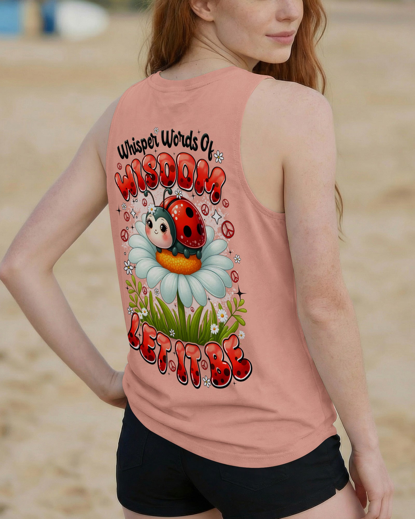 WHISPER WORDS OF WISDOM LET IT BE LADYBUG ALL OVER PRINT - TYQY0203262