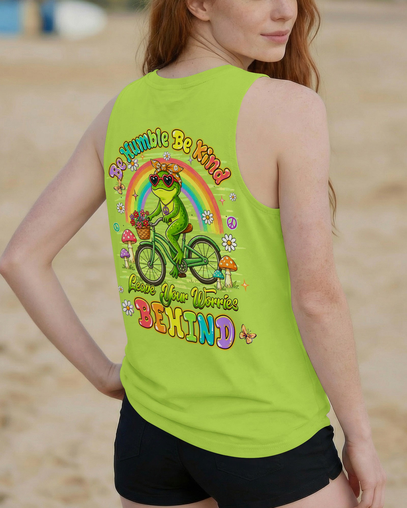 BE HUMBLE BE KIND FROG ALL OVER PRINT  - TLHG0707261