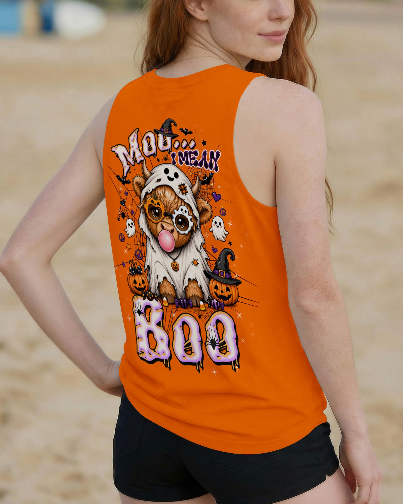 MOO I MEAN BOO HALLOWEEN ALL OVER PRINT - TLTW2007264