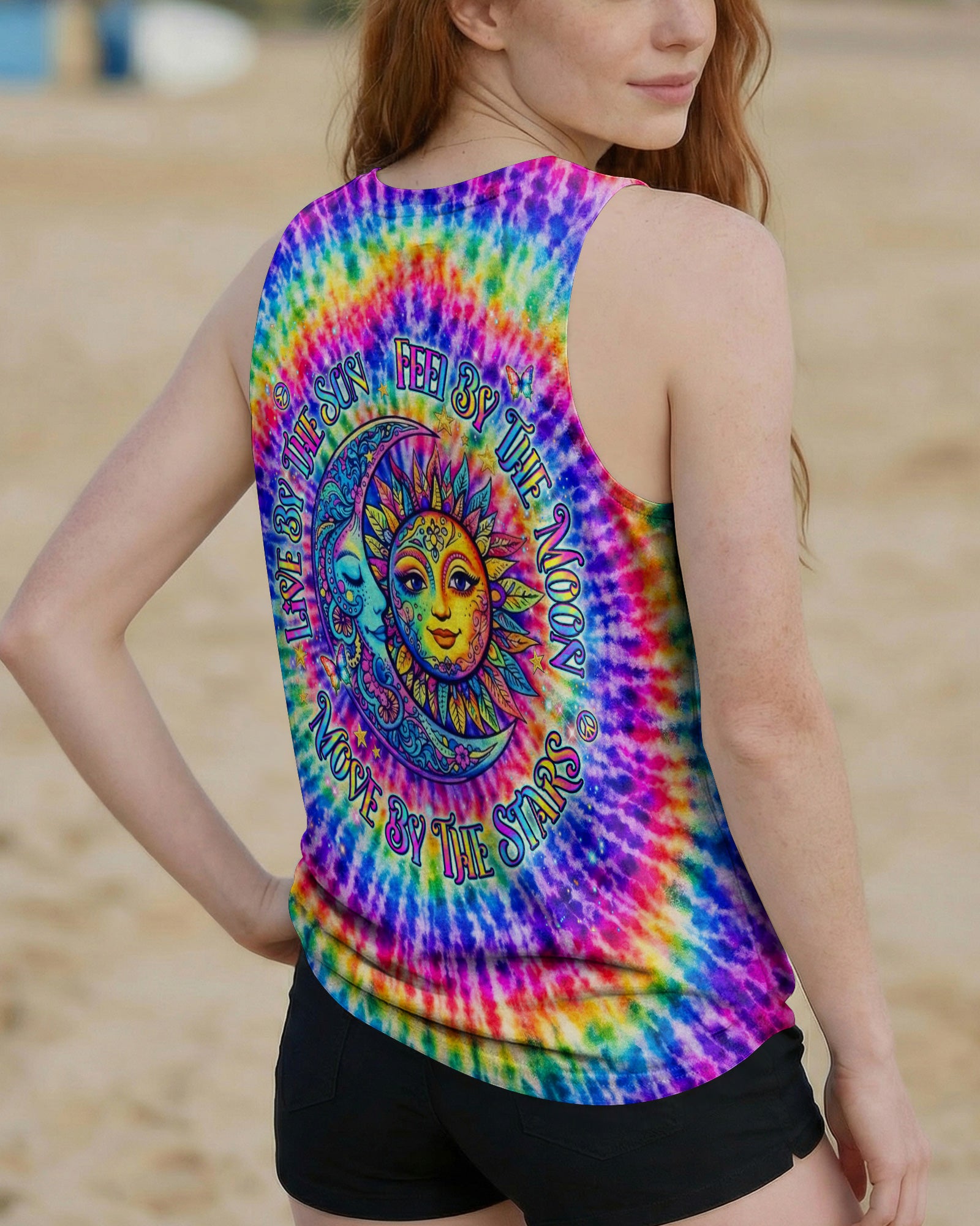 LIVE BY THE SUN RADIANT SWIRL ALL OVER PRINT - YHLN2602262