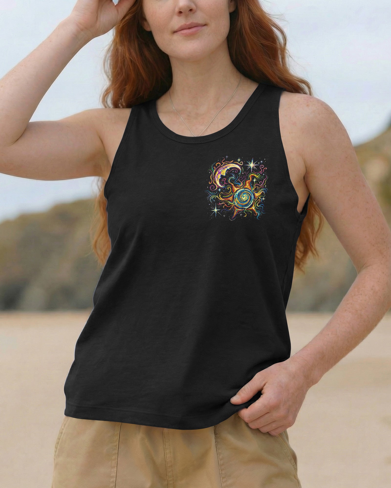 SUN AND MOON SWIRL ALL OVER PRINT - RI2603261