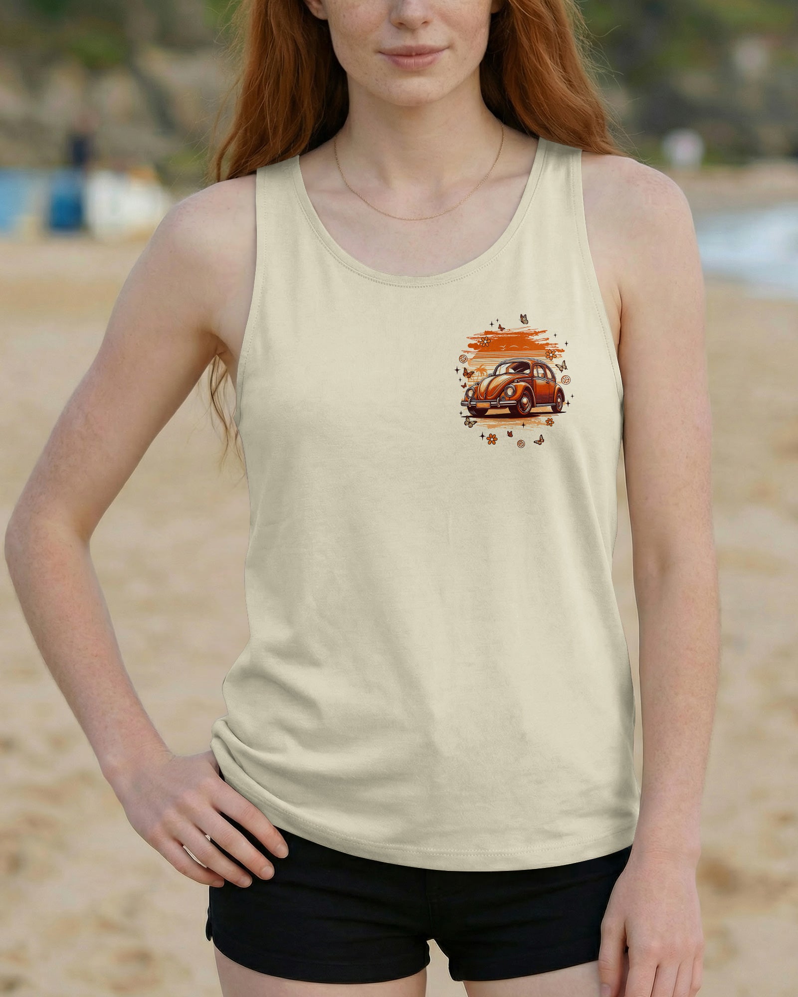 RUNNING AGAINST THE WIND RETRO CAR ALL OVER PRINT  - TLNT2003262
