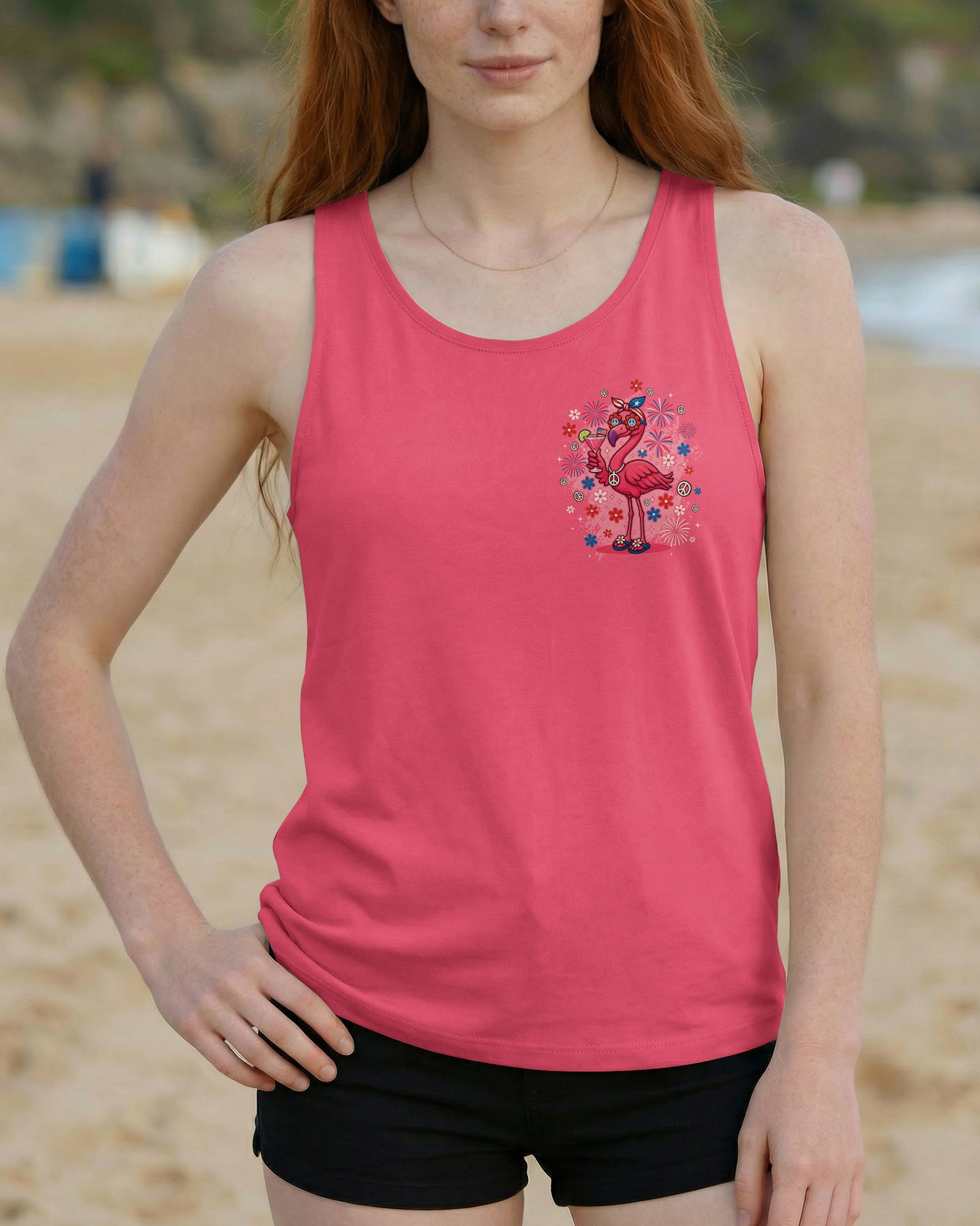 PRETTY IN PINK FLAMINGO ALL OVER PRINT - TYQY2703263