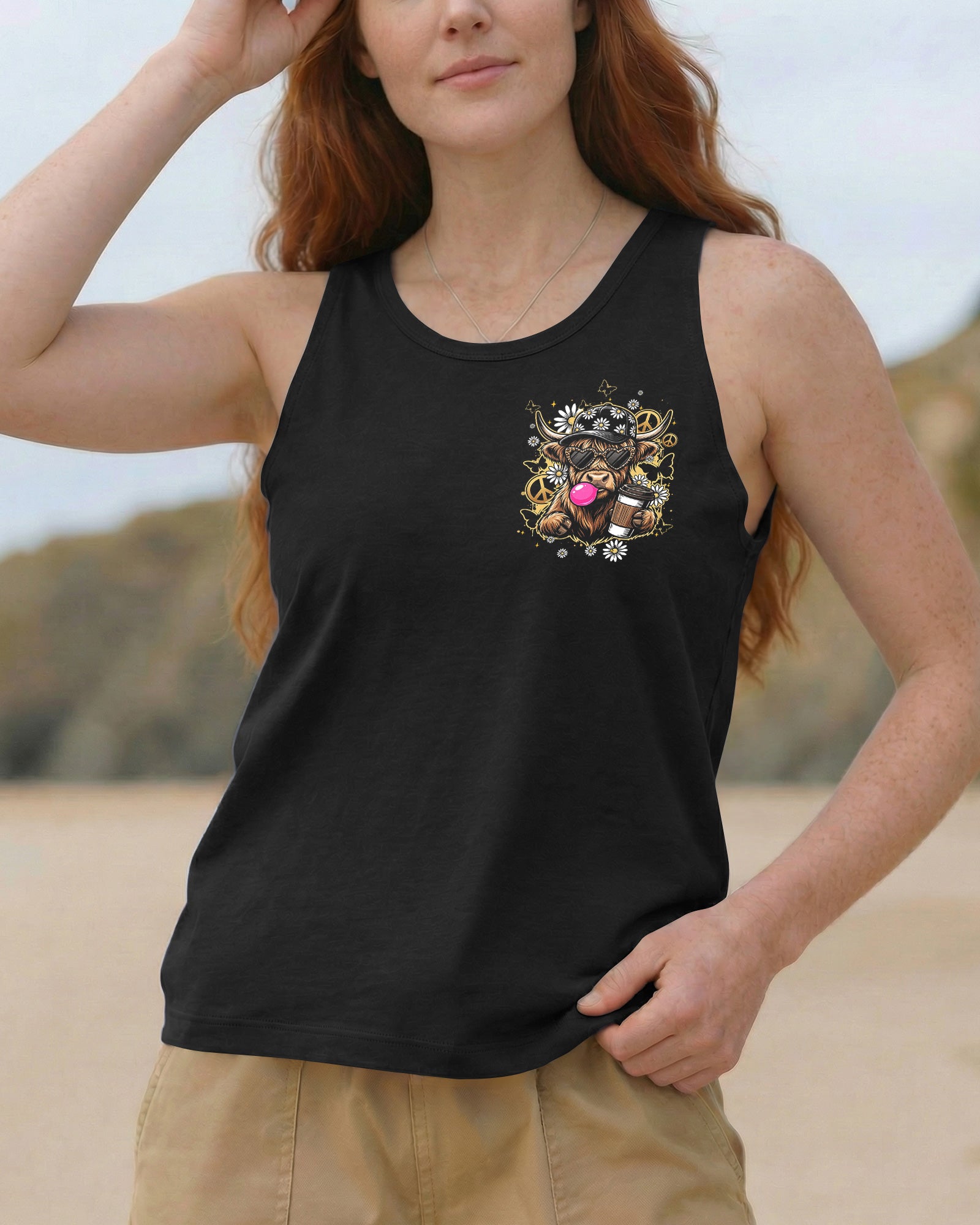 SUCK IT UP BUTTERCUP HIGHLAND COW ALL OVER PRINT - TLHN2007263