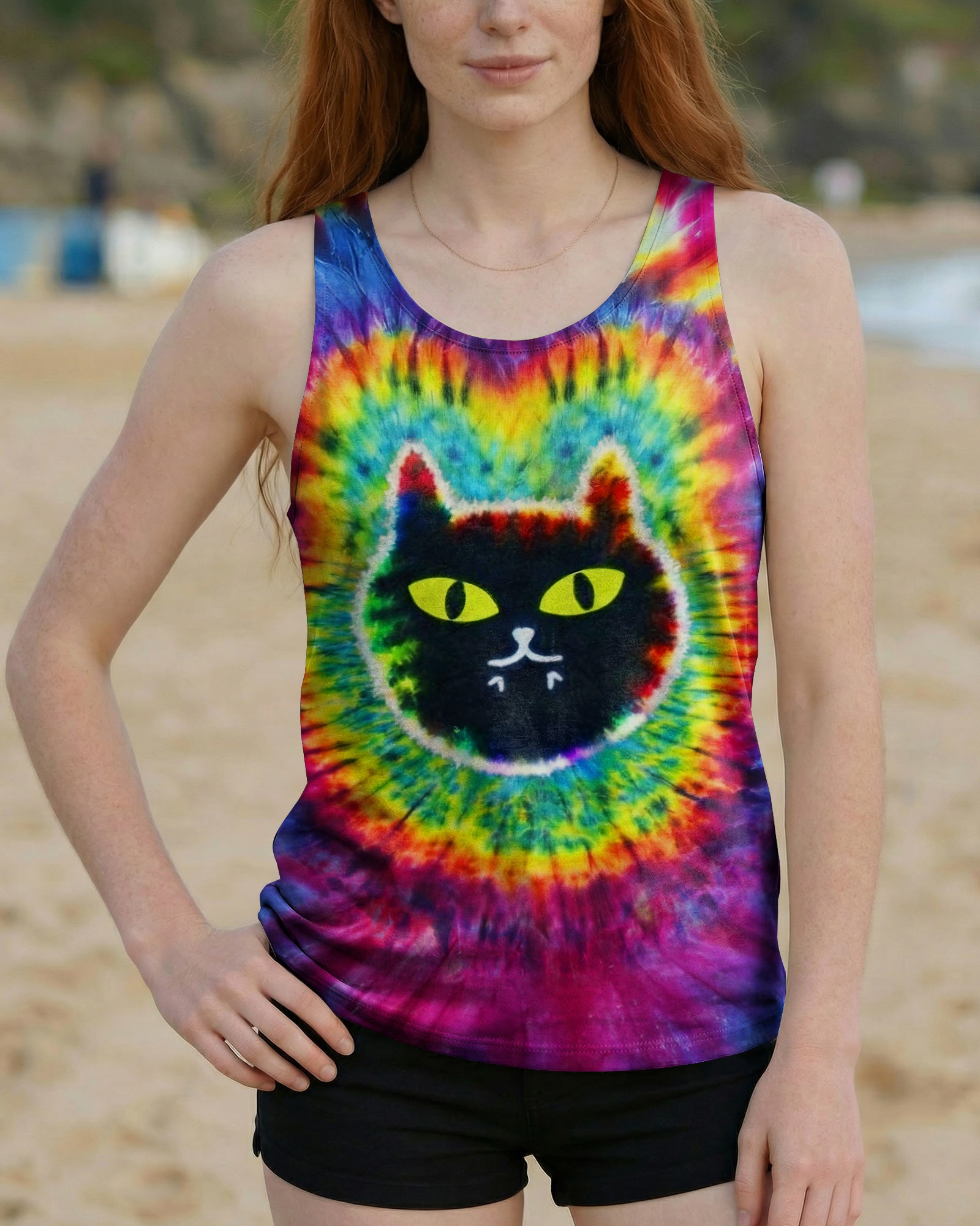 APPARENTLY I HAVE AN ATTITUDE WHO KNEW CAT SWIRL ALL OVER PRINT - TLNT2503263