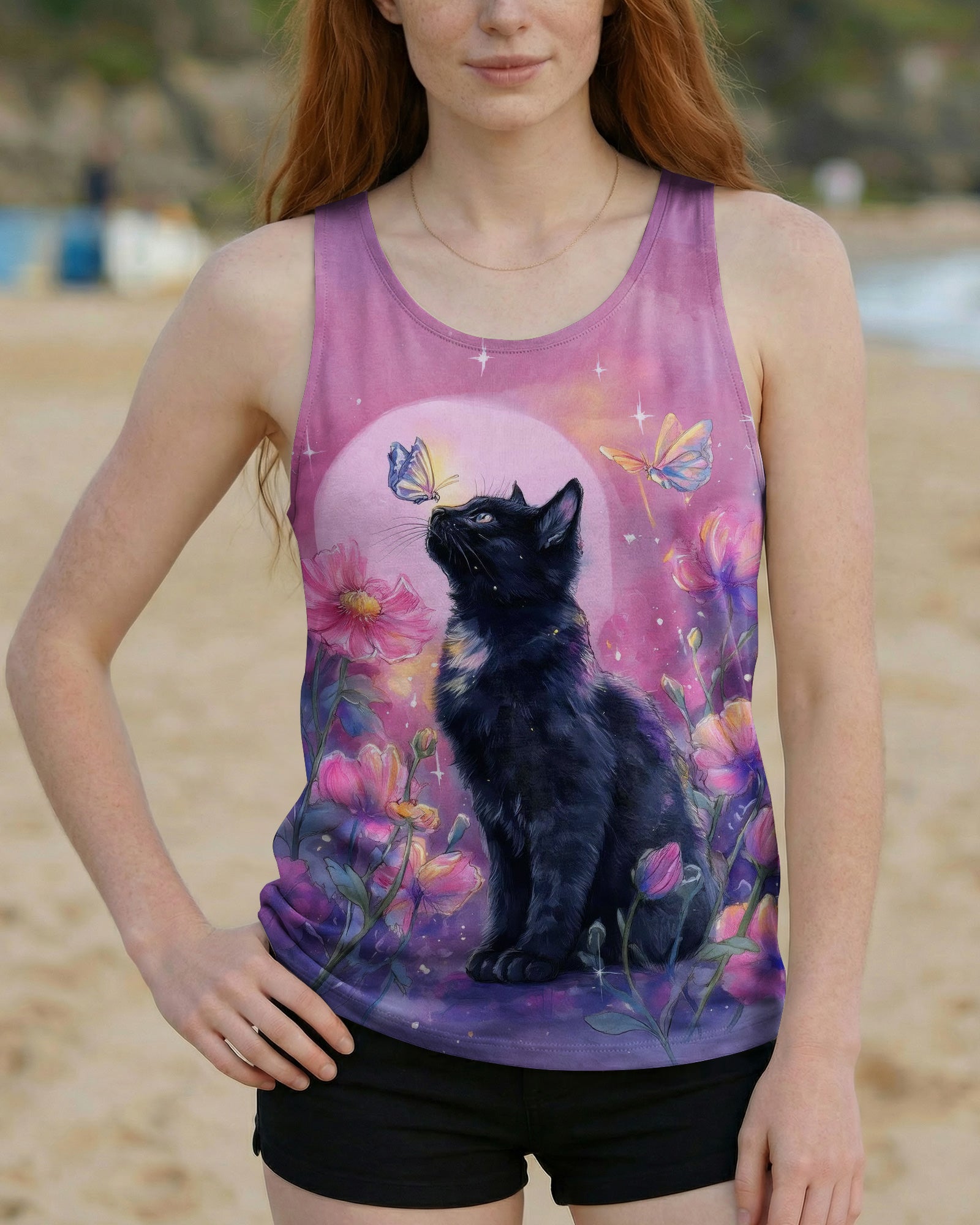 WHISPER WORDS OF WISDOM LET IT BE CAT ALL OVER PRINT  - TLHG2304262
