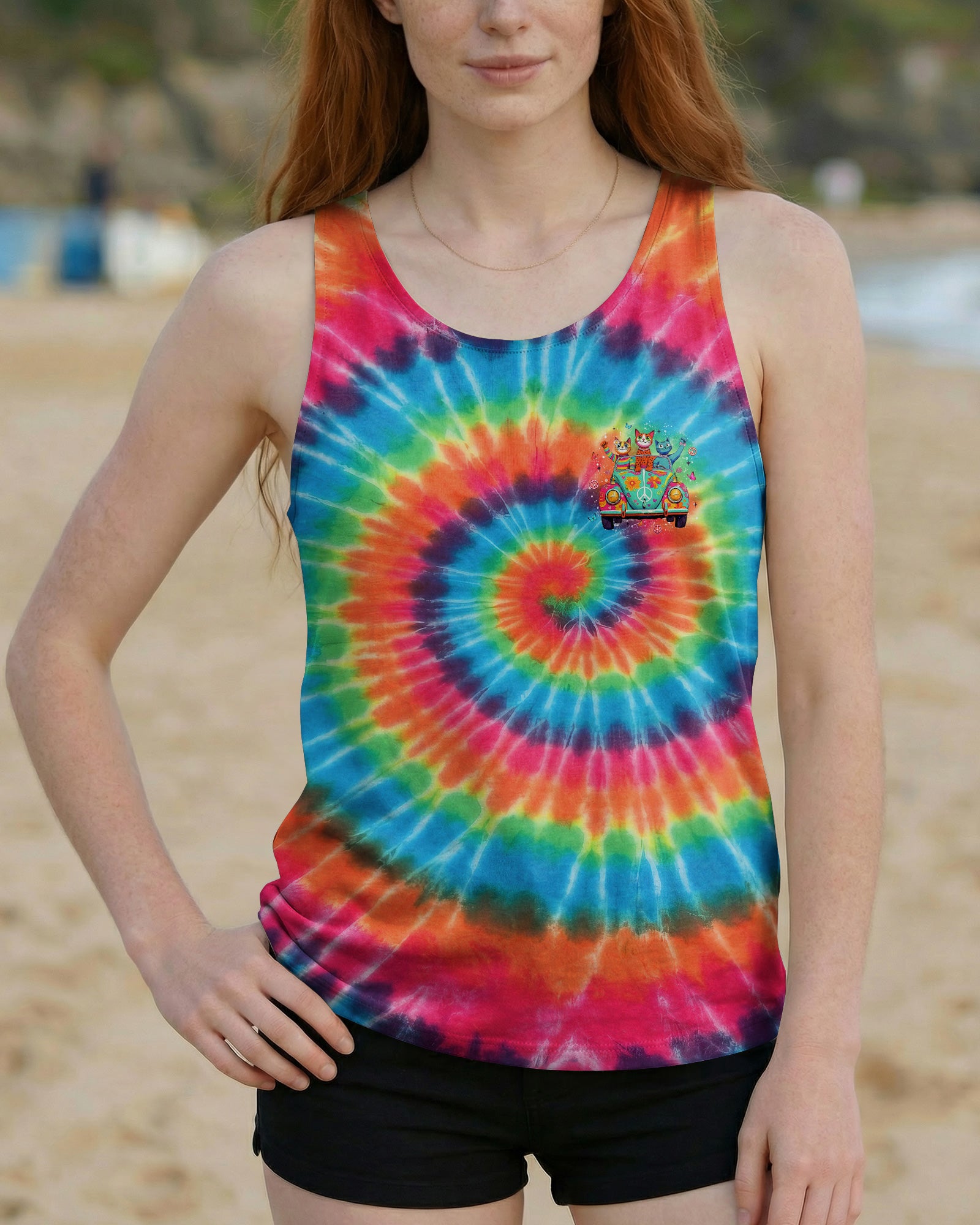 LET'S GO GIRLS CAT ALL OVER PRINT - YHLT0402262