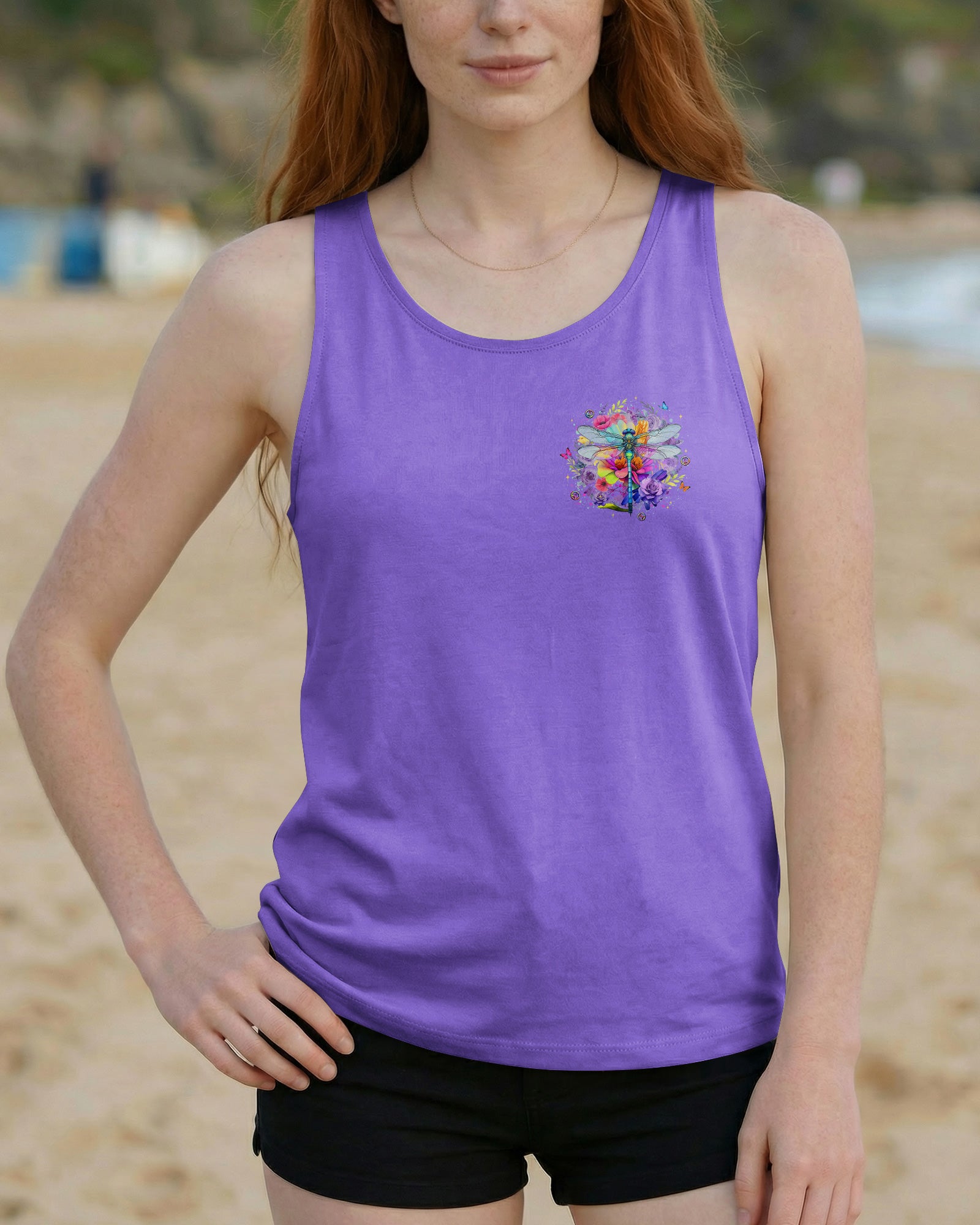 JUST BREATHE DRAGONFLY ALL OVER PRINT - YHLT0902262