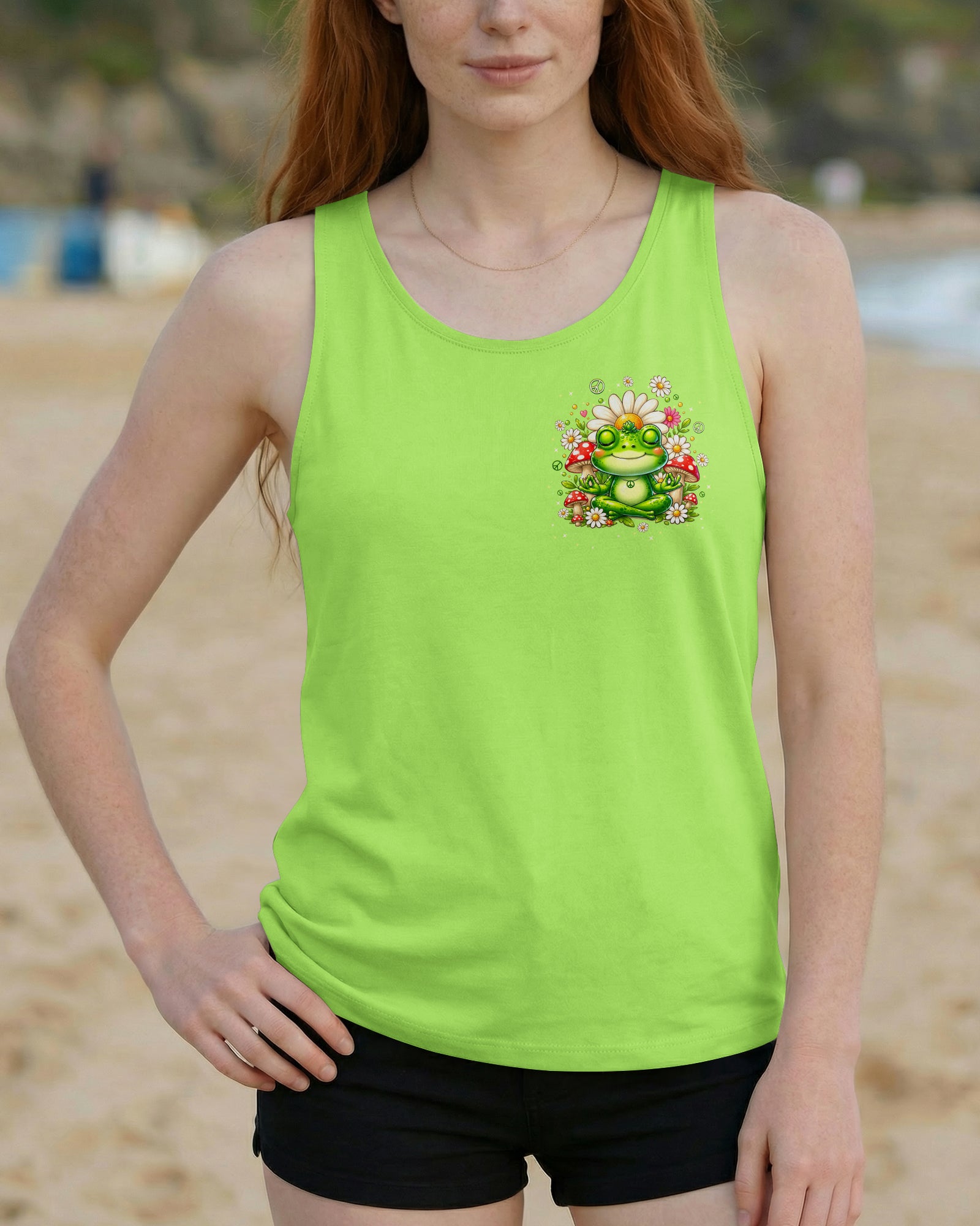 DON'T BE STRESSIN' FROG ALL OVER PRINT - TLTW1307263