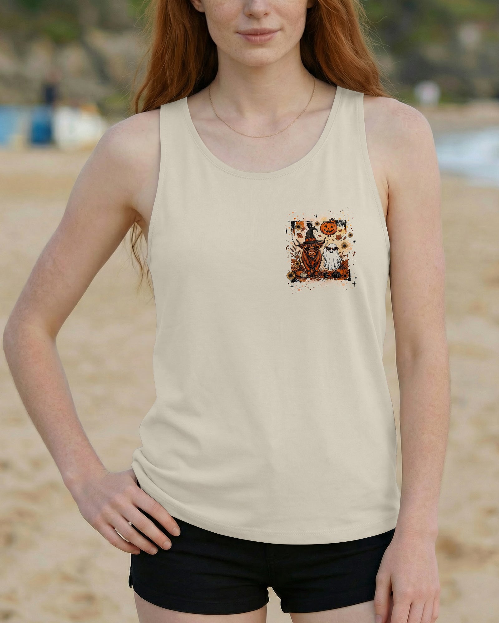 MY BOO HAS HOOVES HIGHLAND COW HALLOWEEN ALL OVER PRINT - TLHG2207262