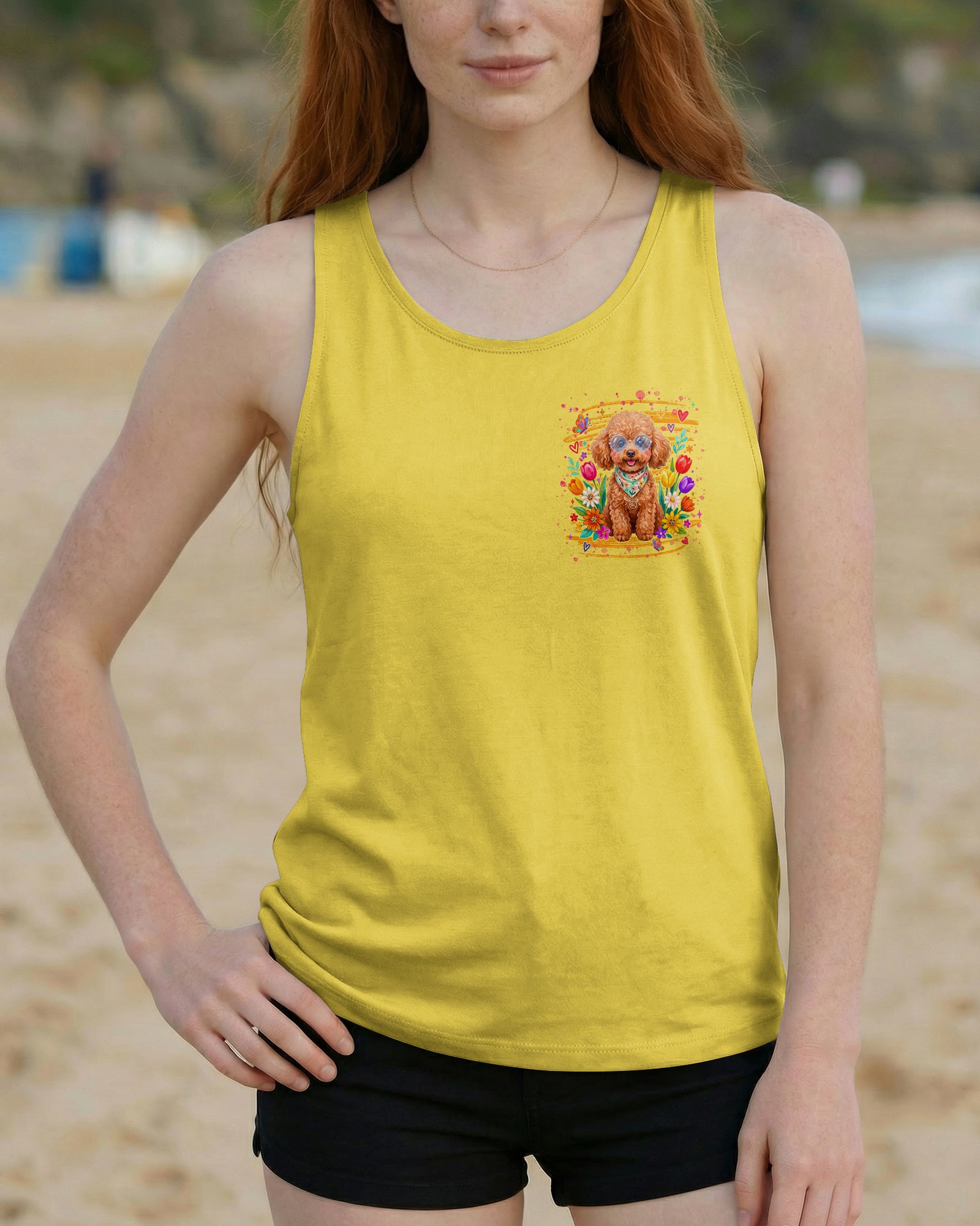 WHISPER WORDS OF WISDOM LET IT BE POODLE DOG ALL OVER PRINT - TYLN2605262