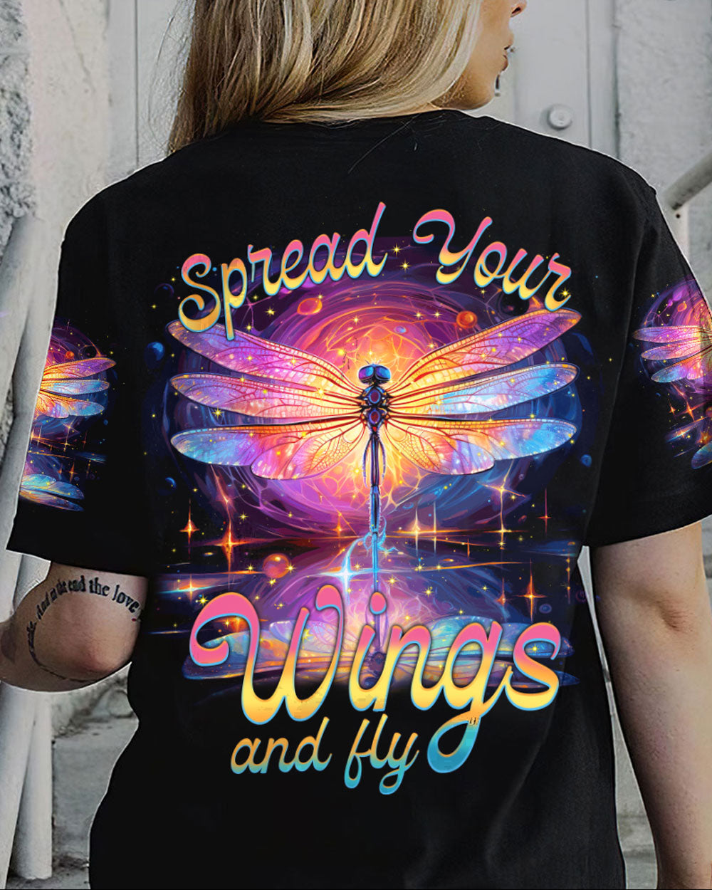 SPREAD YOUR WINGS AND FLY ALL OVER PRINT - TYTM2407234