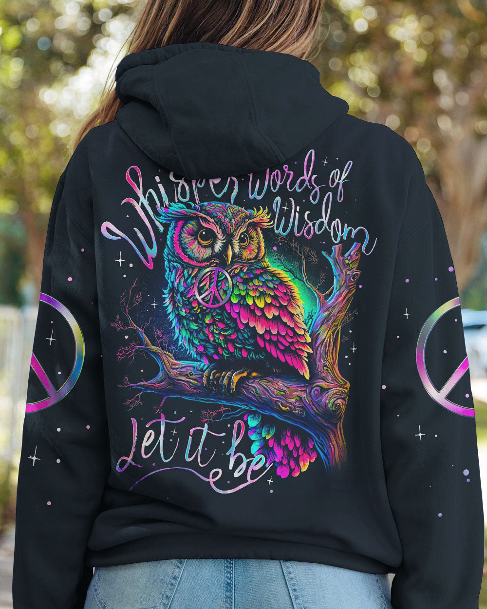 WHISPER WORDS OF WISDOM OWL ALL OVER PRINT - TY1703232