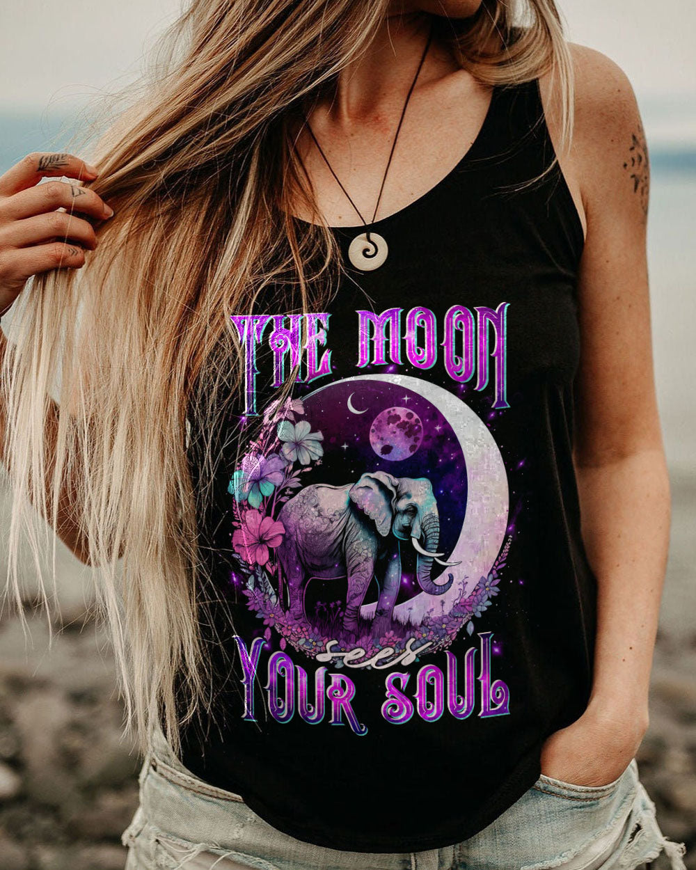 THE MOON SEES YOUR SOUL ELEPHANT ALL OVER PRINT - TLTW2404234