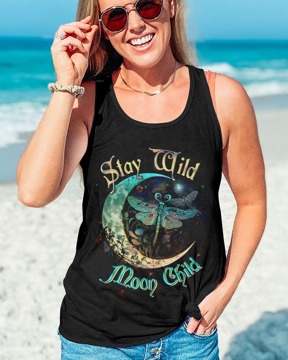 STAY WILD MOON CHILD DRAGONFLY ALL OVER PRINT - TLTW1703234