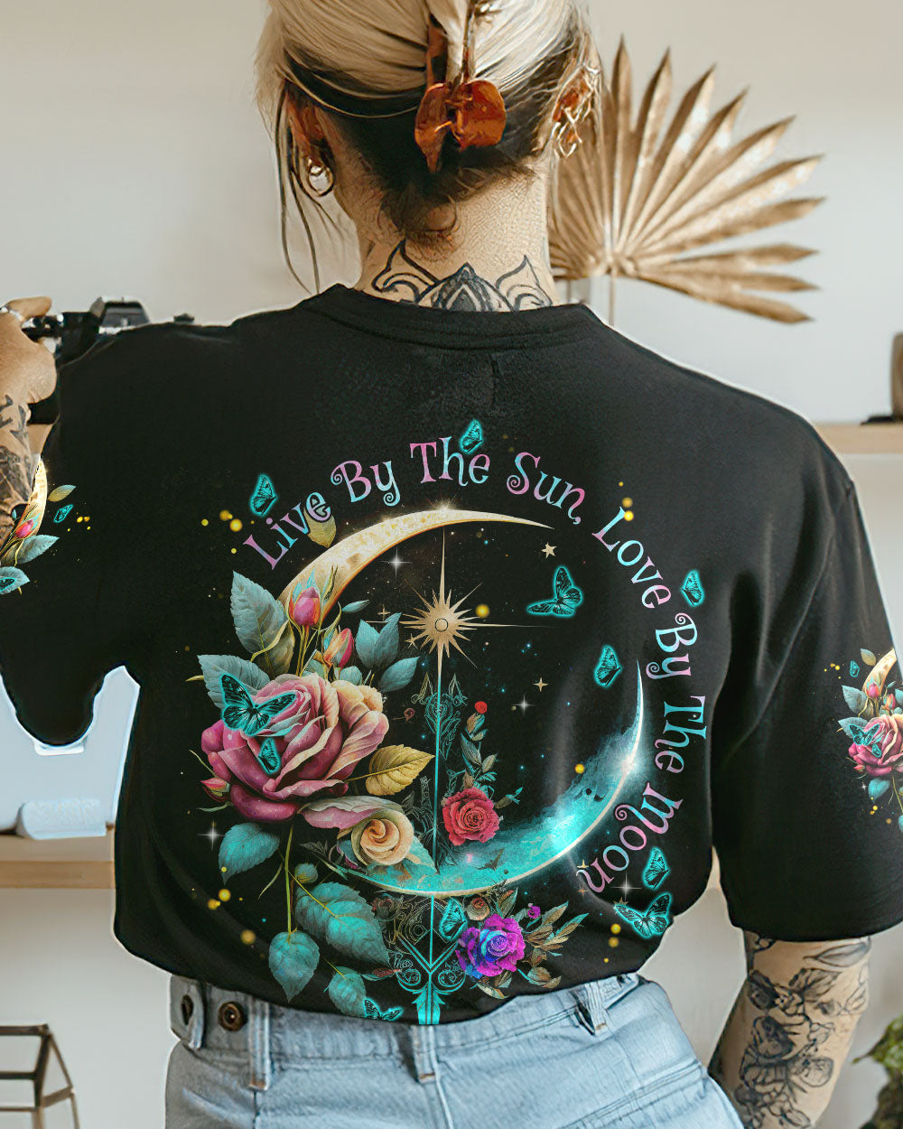 LIVE BY THE SUN LOVE BY THE MOON ALL OVER PRINT - TYTM0903234