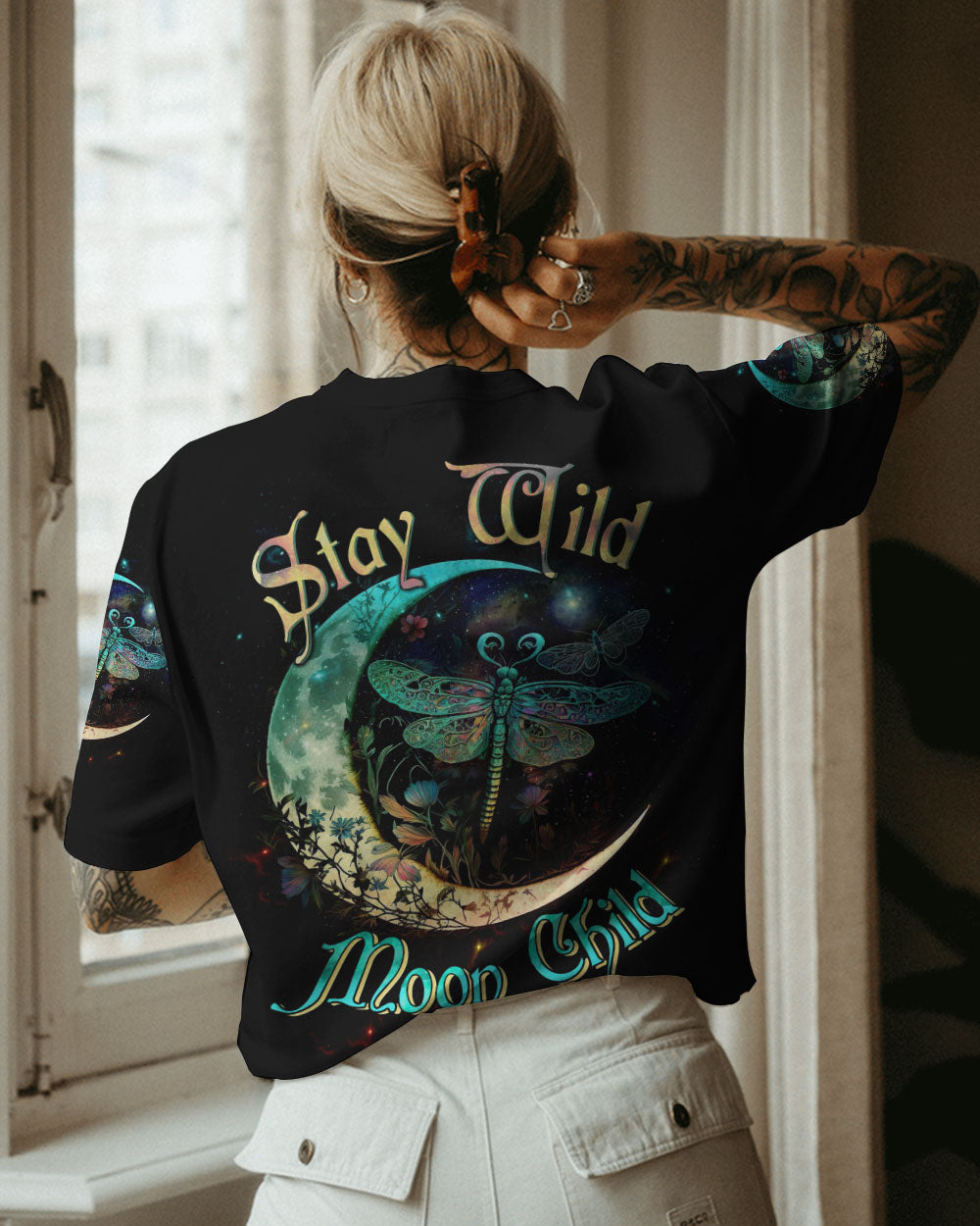 STAY WILD MOON CHILD DRAGONFLY ALL OVER PRINT - TLTW1703234