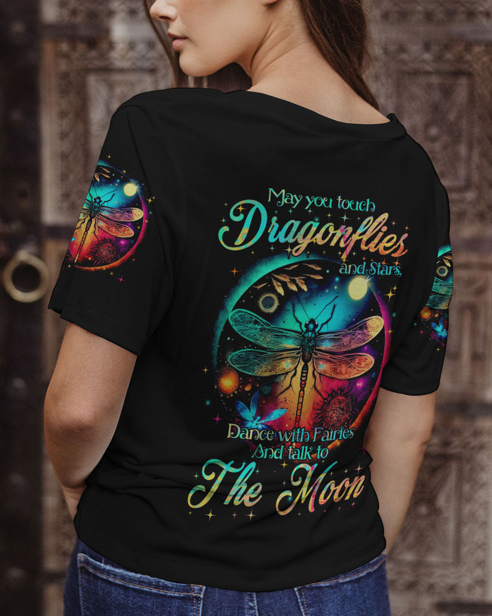 MAY YOU TOUCH DRAGONFLIES AND STARS ALL OVER PRINT - TYTM2503231