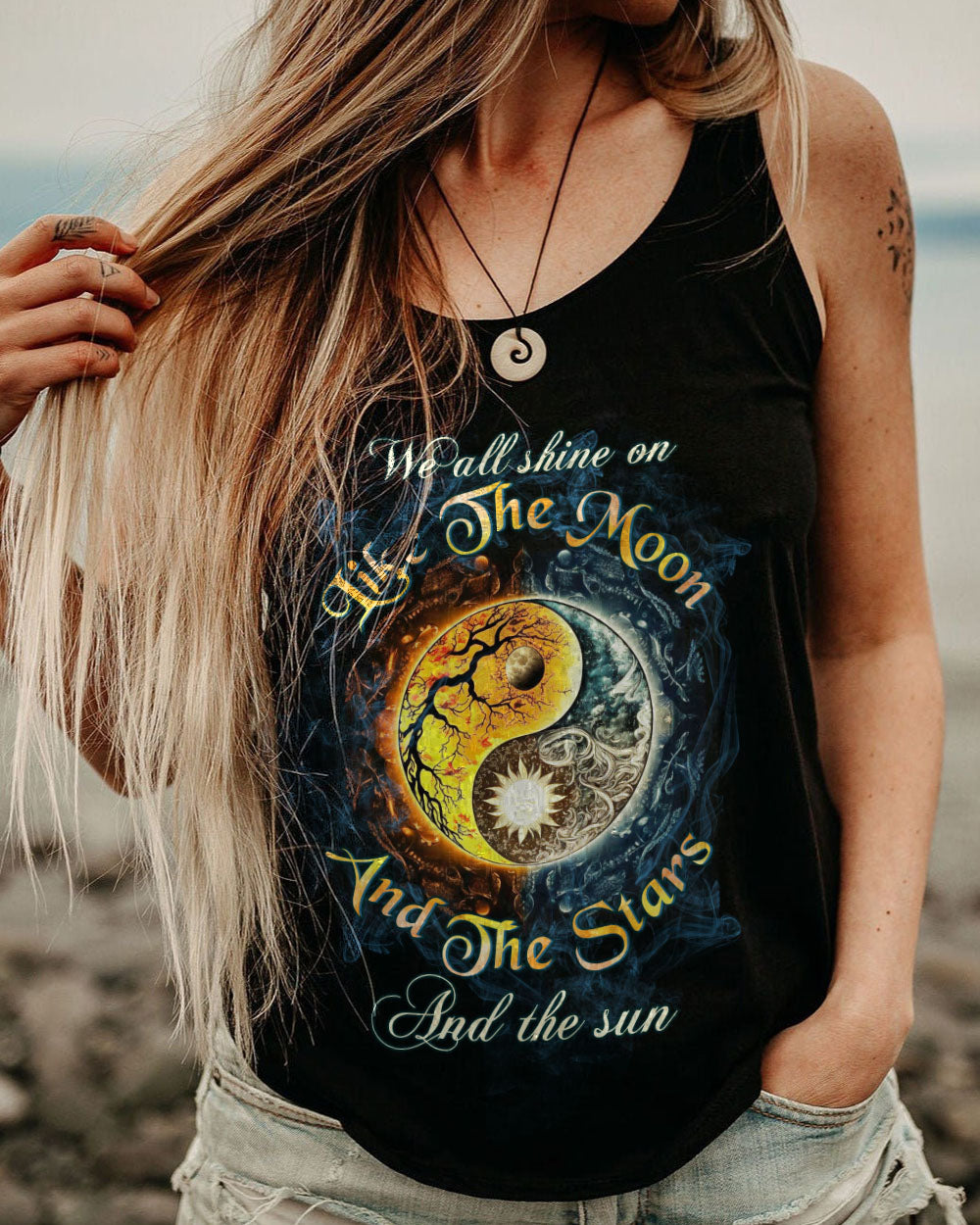 WE ALL SHINE ON YINYANG ALL OVER PRINT - TLTW1904235