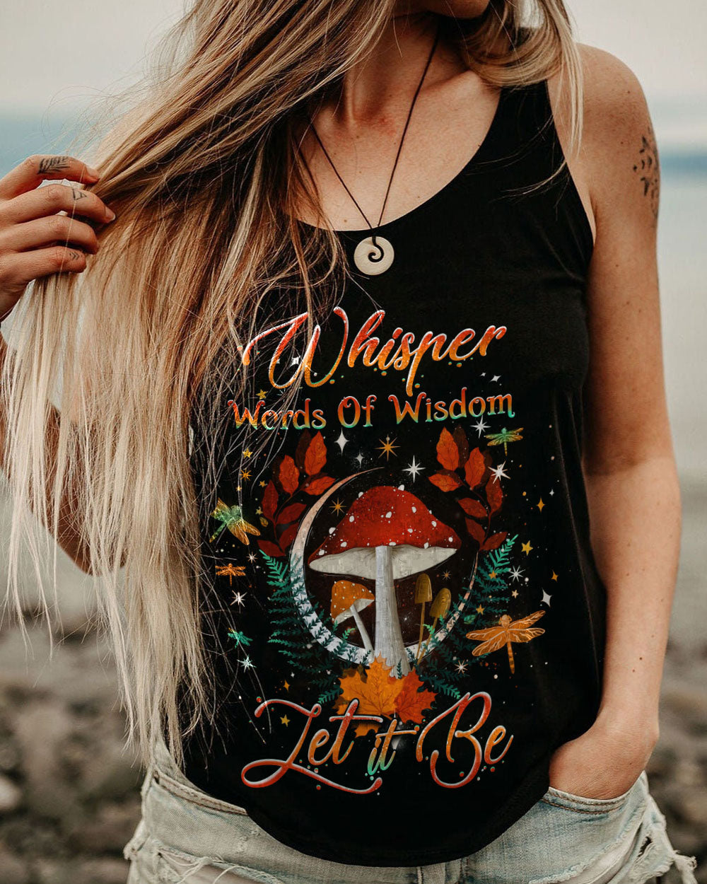 WHISPER WORDS OF WISDOM MUSHROOM ALL OVER PRINT - YHDU2104233