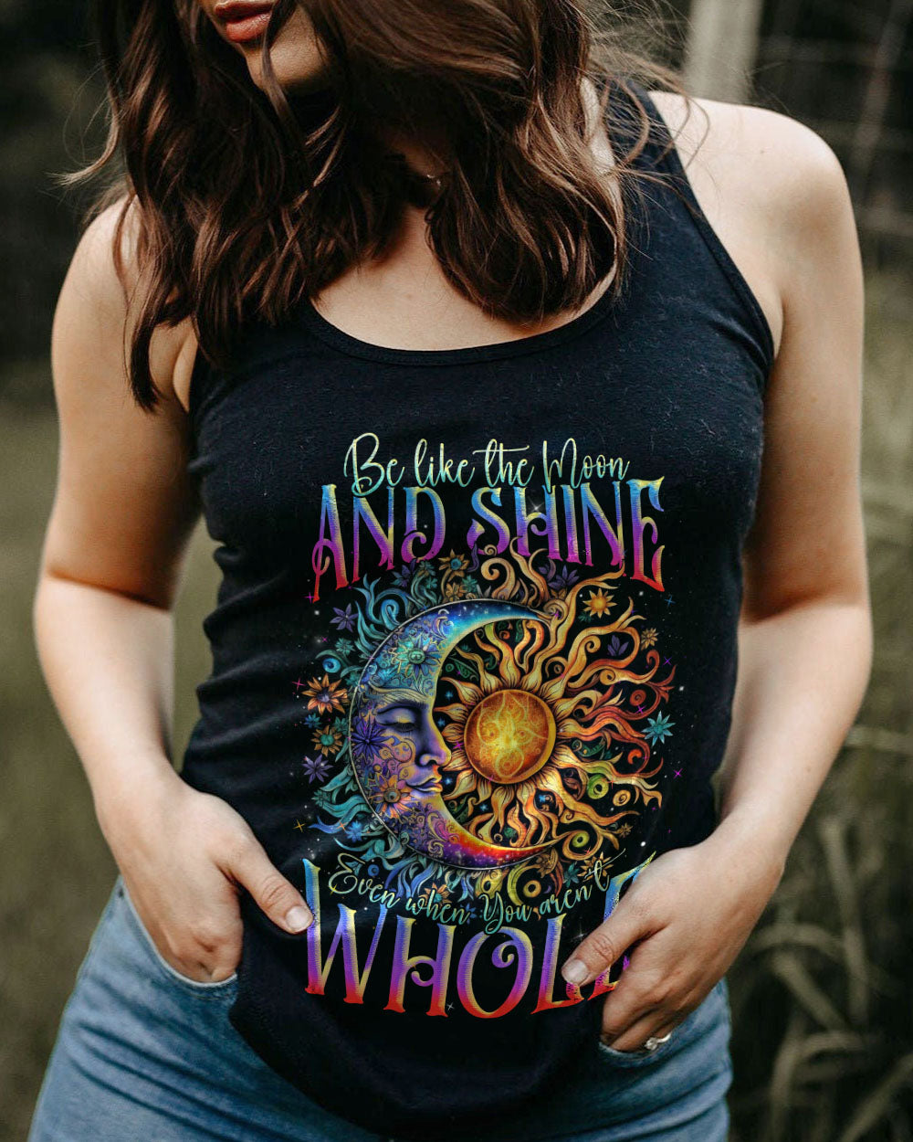 BE LIKE THE MOON GLOWING ALL OVER PRINT - TLNZ1205231