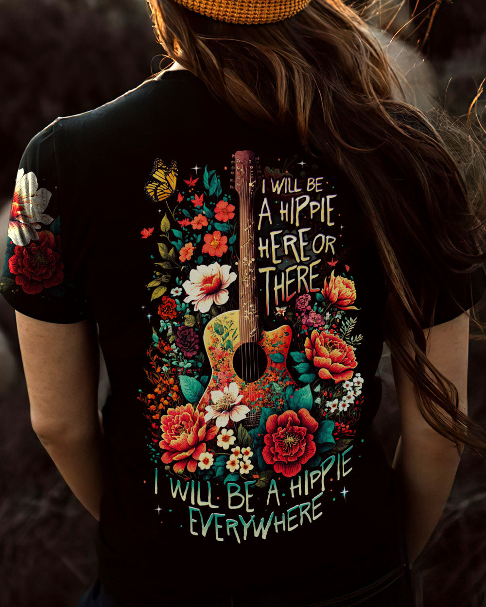I WILL BE A HIPPIE EVERYWHERE ALL OVER PRINT - TY19042311