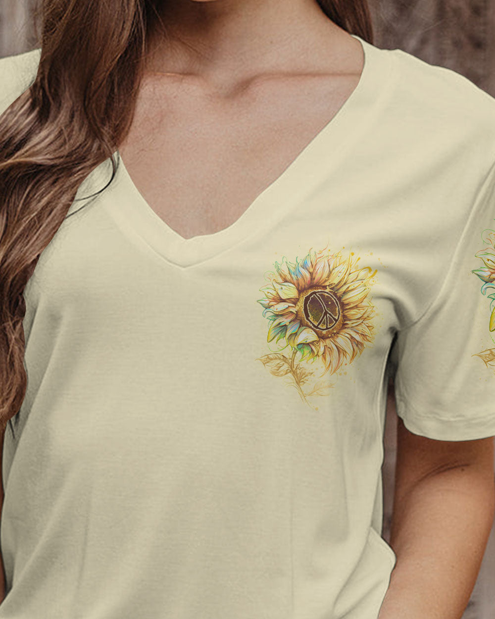 BASICALLY I AM A HIPPIE SUNFLOWER DRAWING ALL OVER PRINT - TLNZ1205233