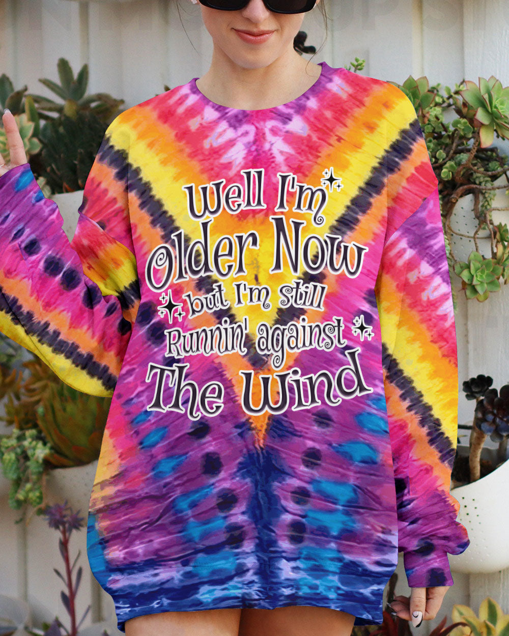 RUNNING AGAINST THE WIND TIE DYE ALL OVER PRINT - TYTD1505231