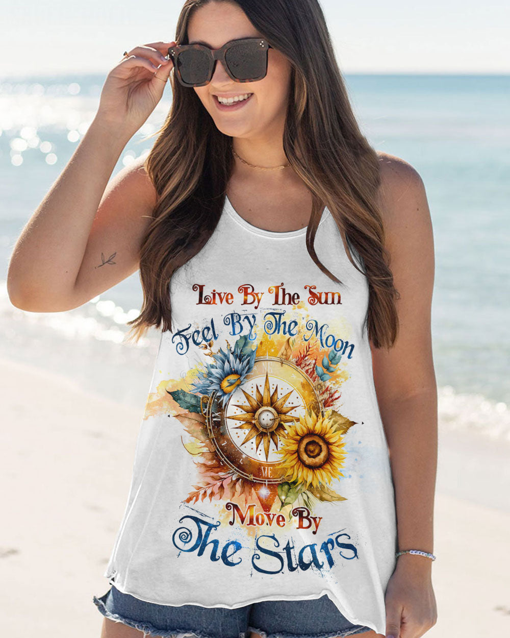 LIVE BY THE SUN COMPASS ALL OVER PRINT - TYTW03042310