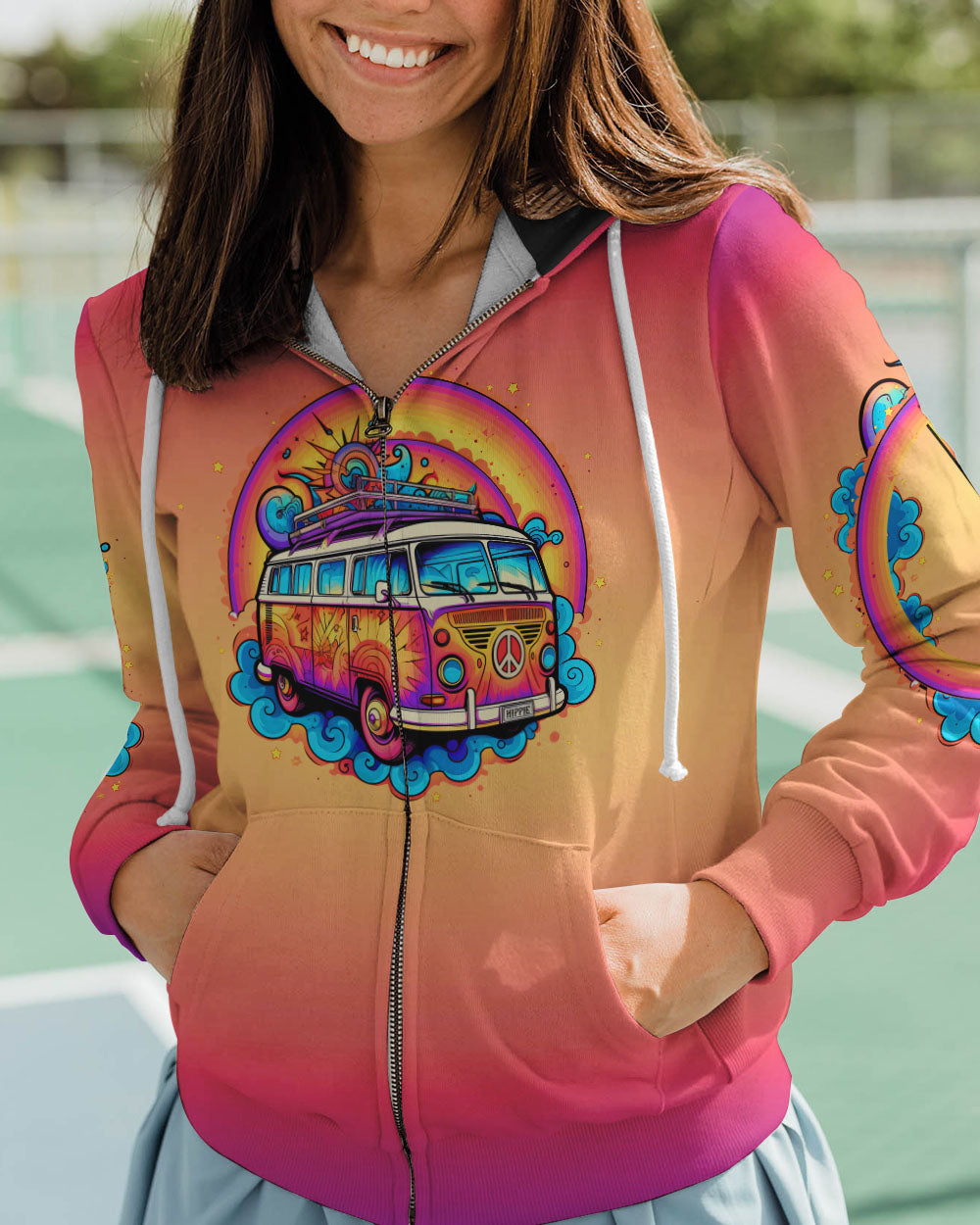 DON'T WORRY BE HIPPIE ALL OVER PRINT - TLTW1205232