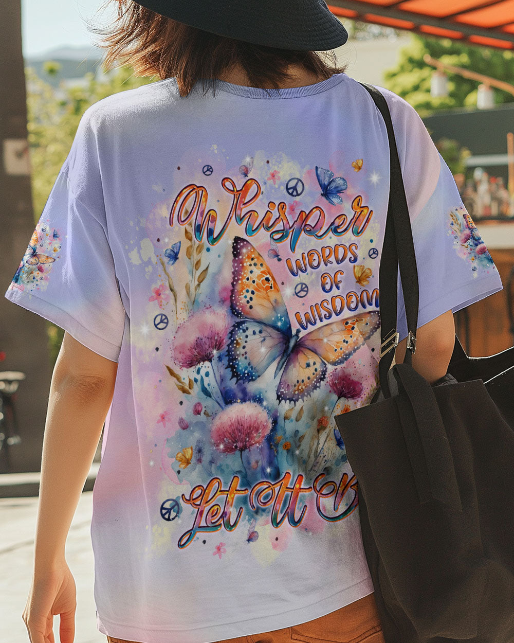 WHISPER WORDS OF WISDOM BUTTERFLY ALL OVER PRINT - TLPQ0410243