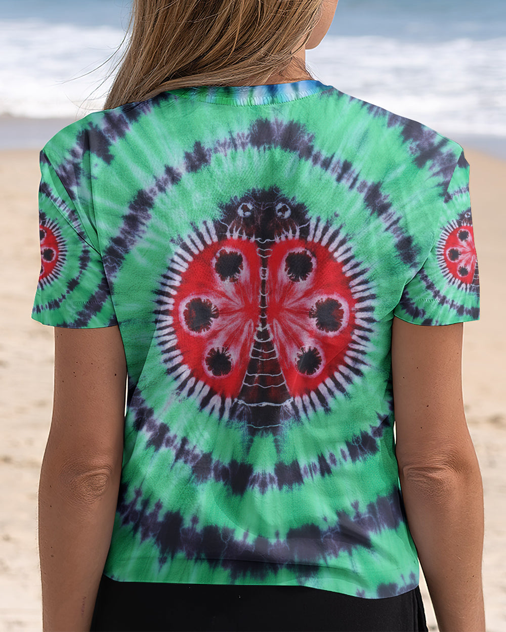 GREEN AURA LADYBUG ALL OVER PRINT - TY0501261