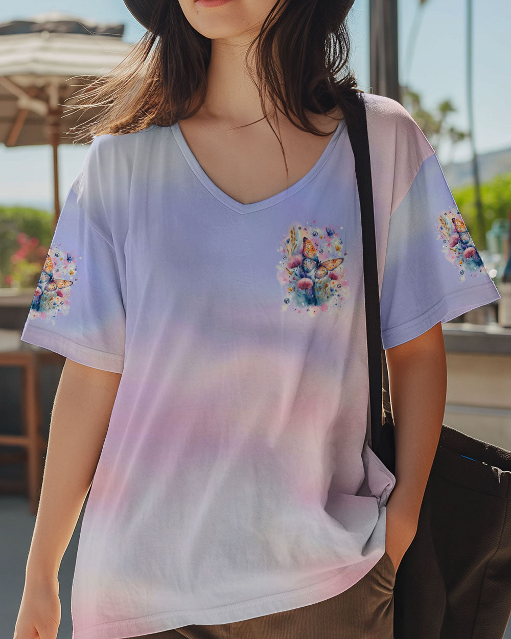 WHISPER WORDS OF WISDOM BUTTERFLY ALL OVER PRINT - TLPQ0410243