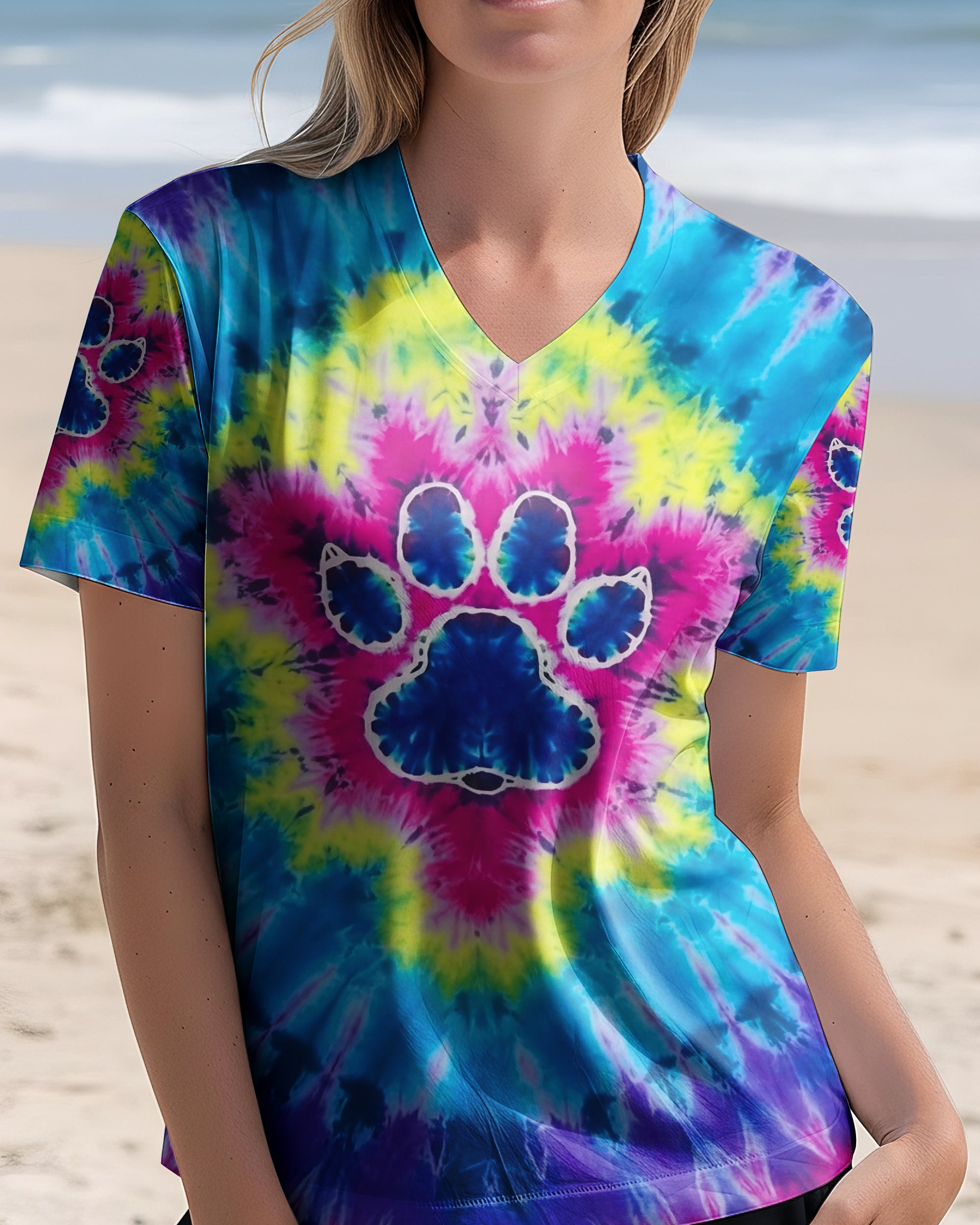 RADIANT SWIRL PAW ALL OVER PRINT - YHLT0901261