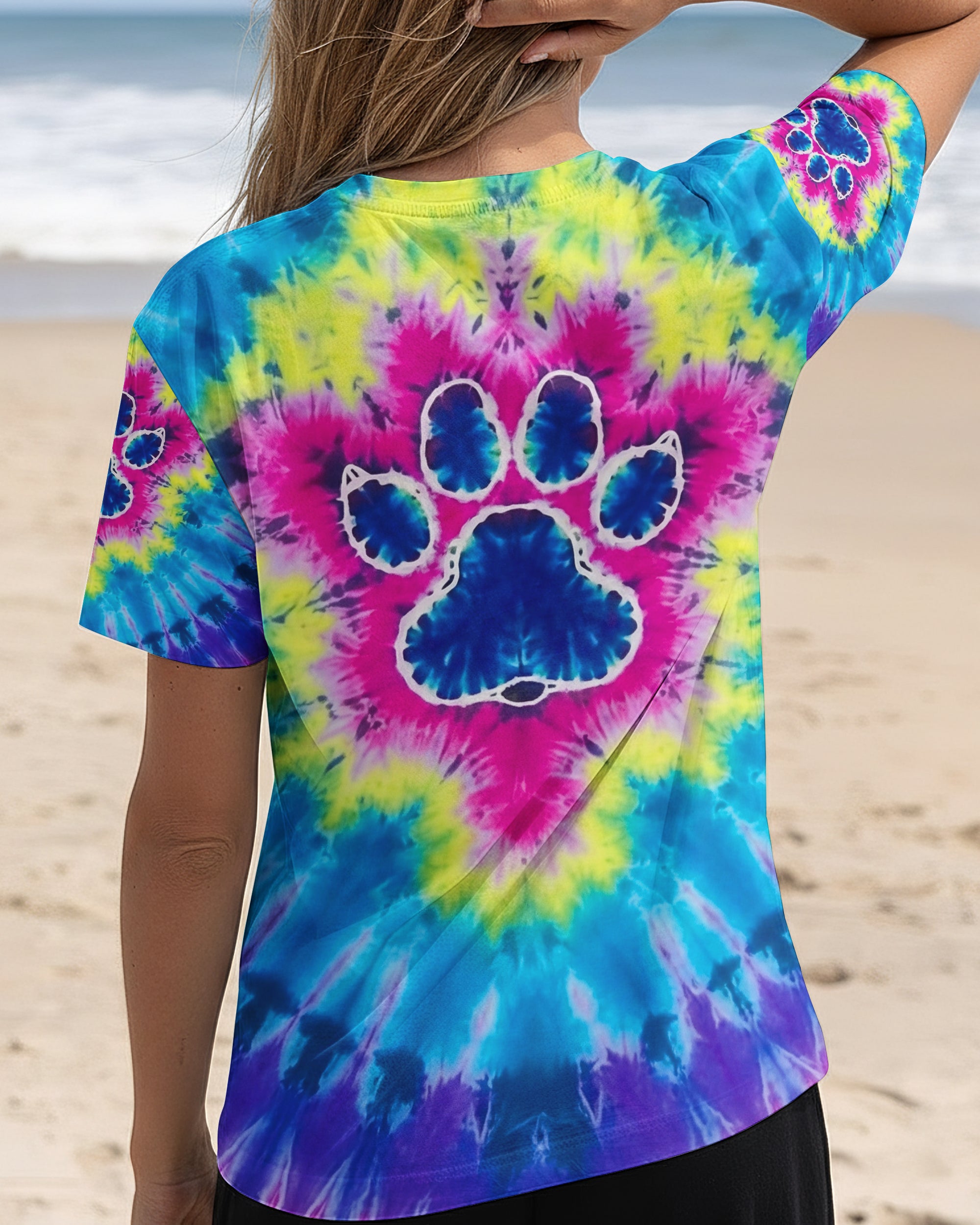 RADIANT SWIRL PAW ALL OVER PRINT - YHLT0901261