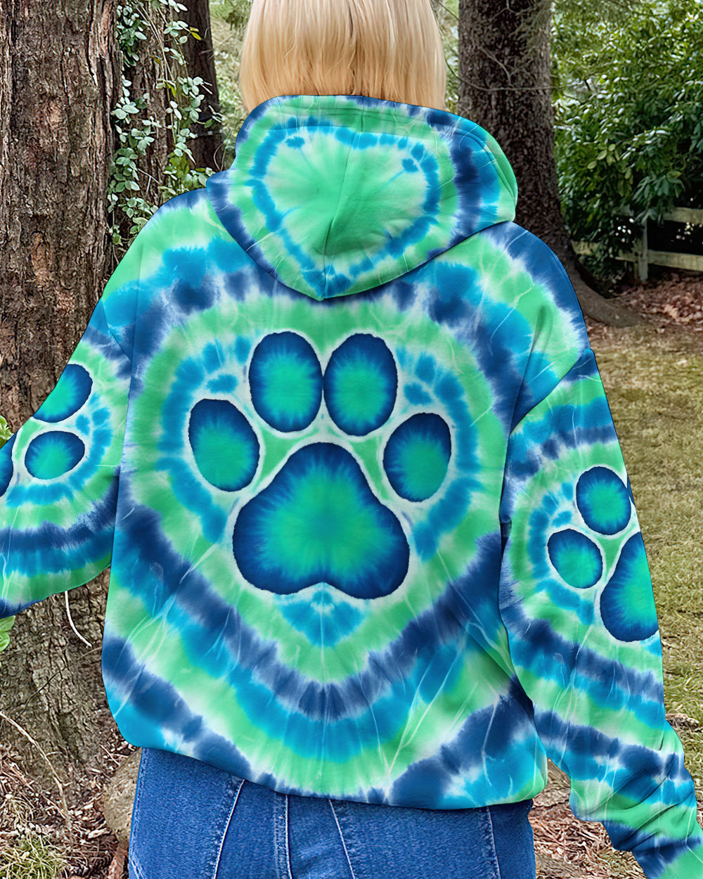 PAW PRINT TURQUOISE ALL OVER PRINT - TYQY2412251